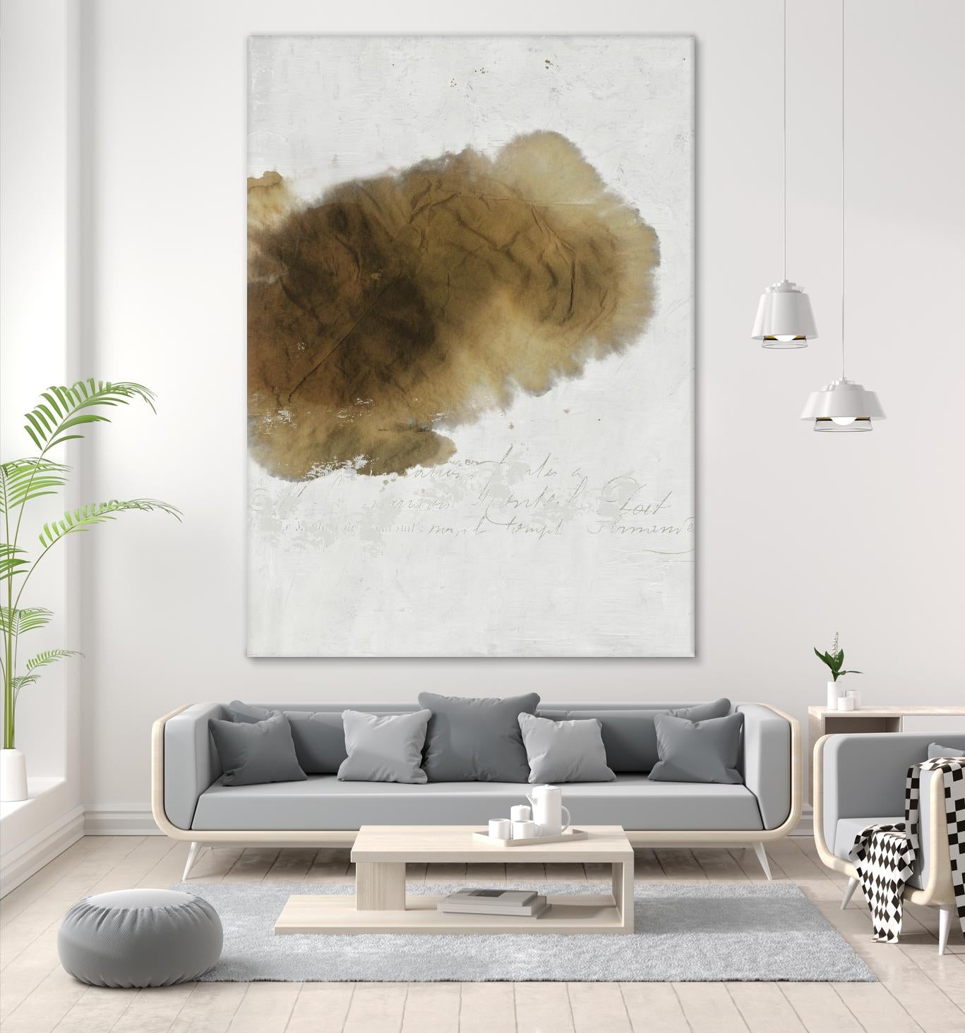 Dot by PI Studio on GIANT ART - white abstract