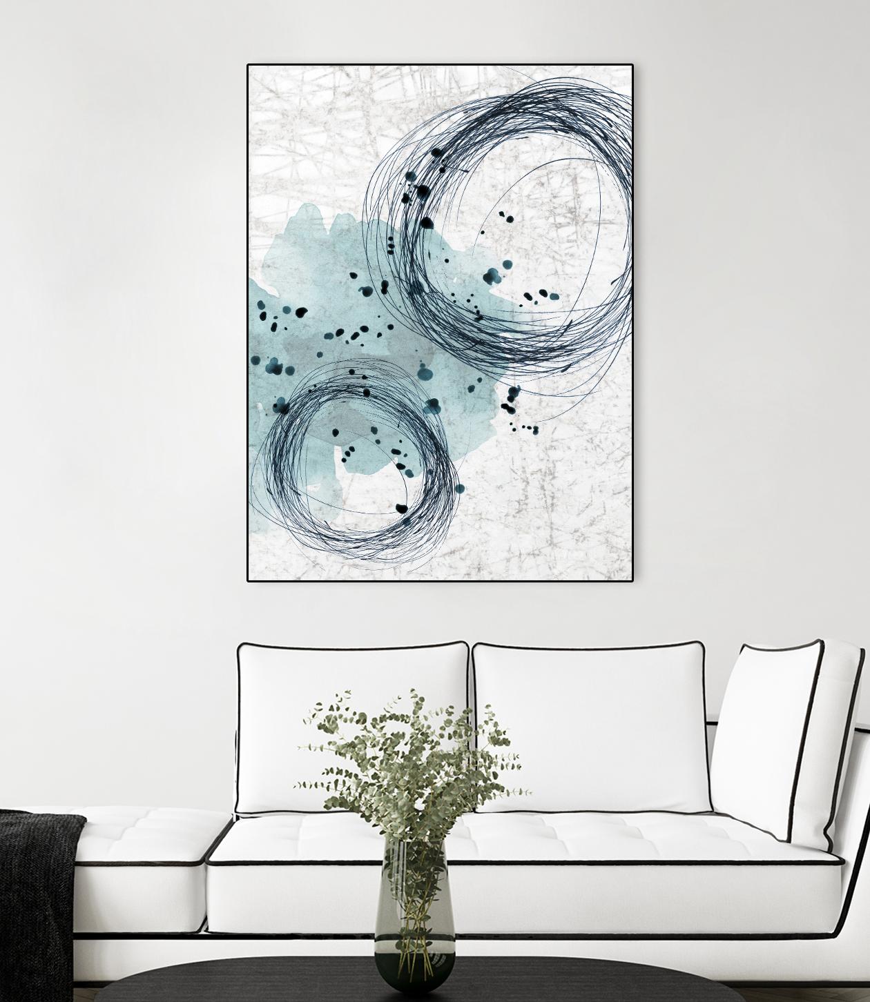 Close by PI Studio on GIANT ART - white abstract