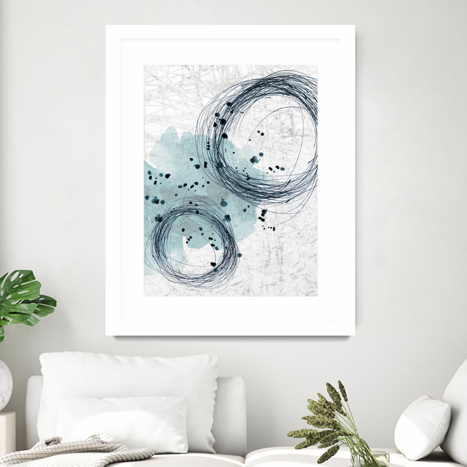 Close by PI Studio on GIANT ART - white abstract