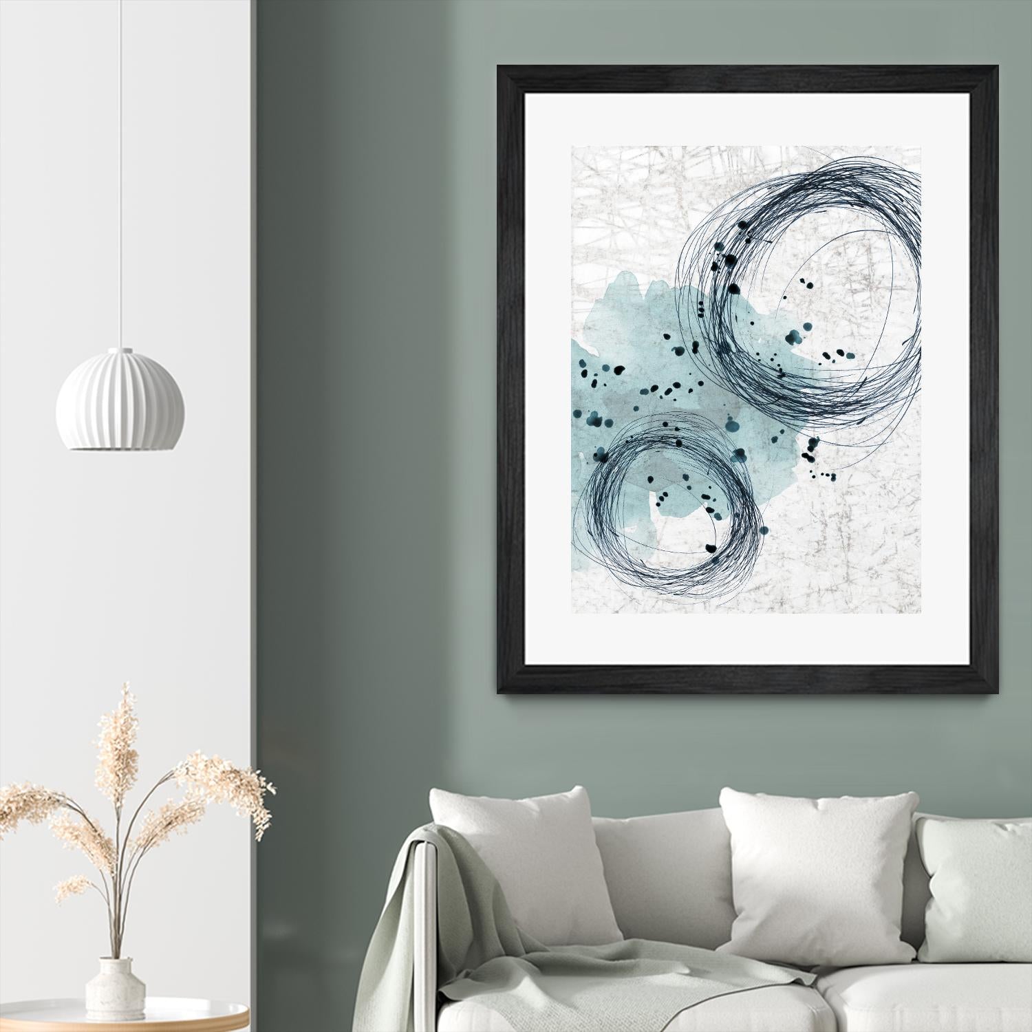 Close by PI Studio on GIANT ART - white abstract