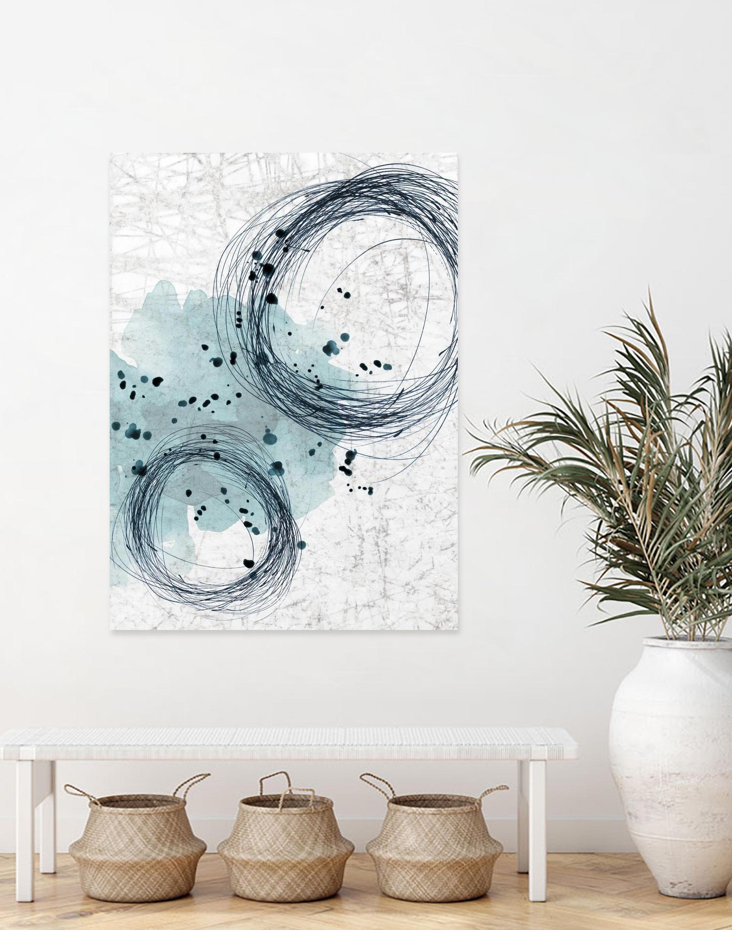 Close by PI Studio on GIANT ART - white abstract