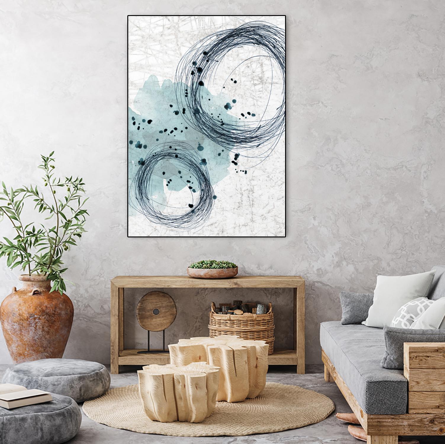 Close by PI Studio on GIANT ART - white abstract