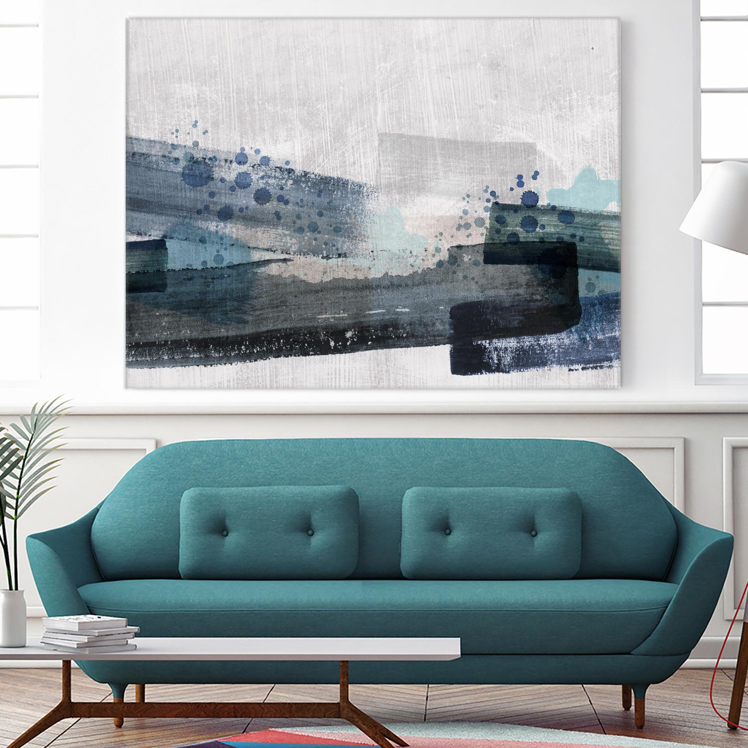 Crush by PI Studio on GIANT ART - cyan abstract