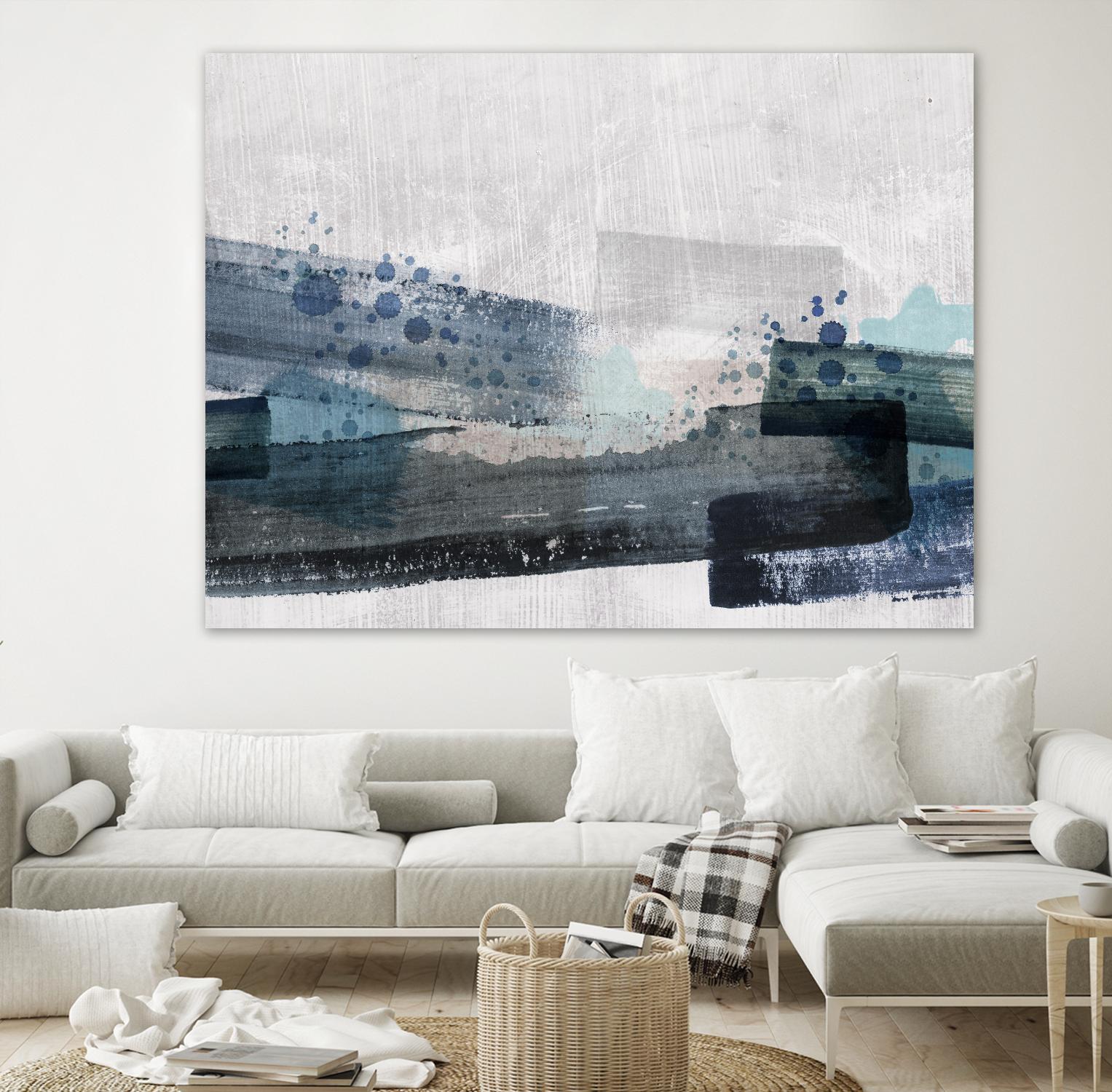 Crush by PI Studio on GIANT ART - cyan abstract