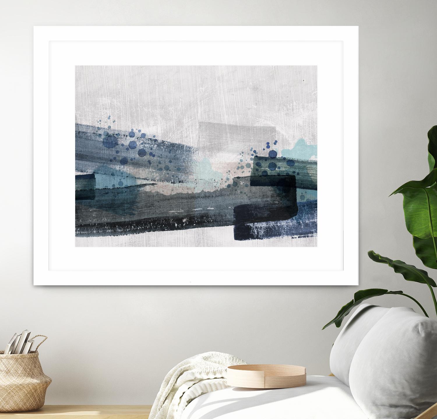 Crush by PI Studio on GIANT ART - cyan abstract