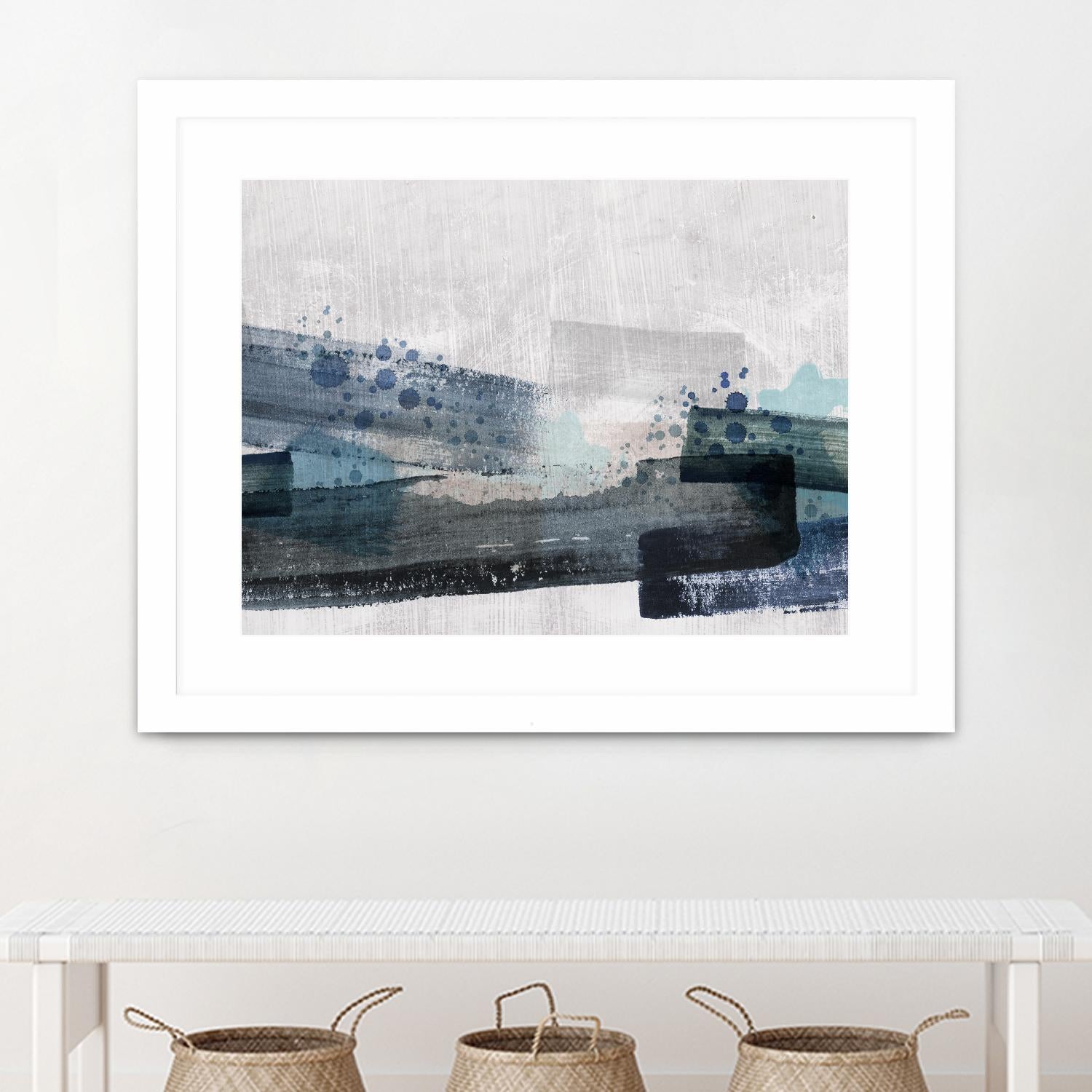 Crush by PI Studio on GIANT ART - cyan abstract