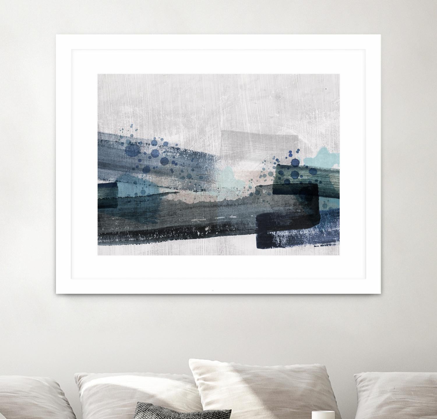 Crush by PI Studio on GIANT ART - cyan abstract