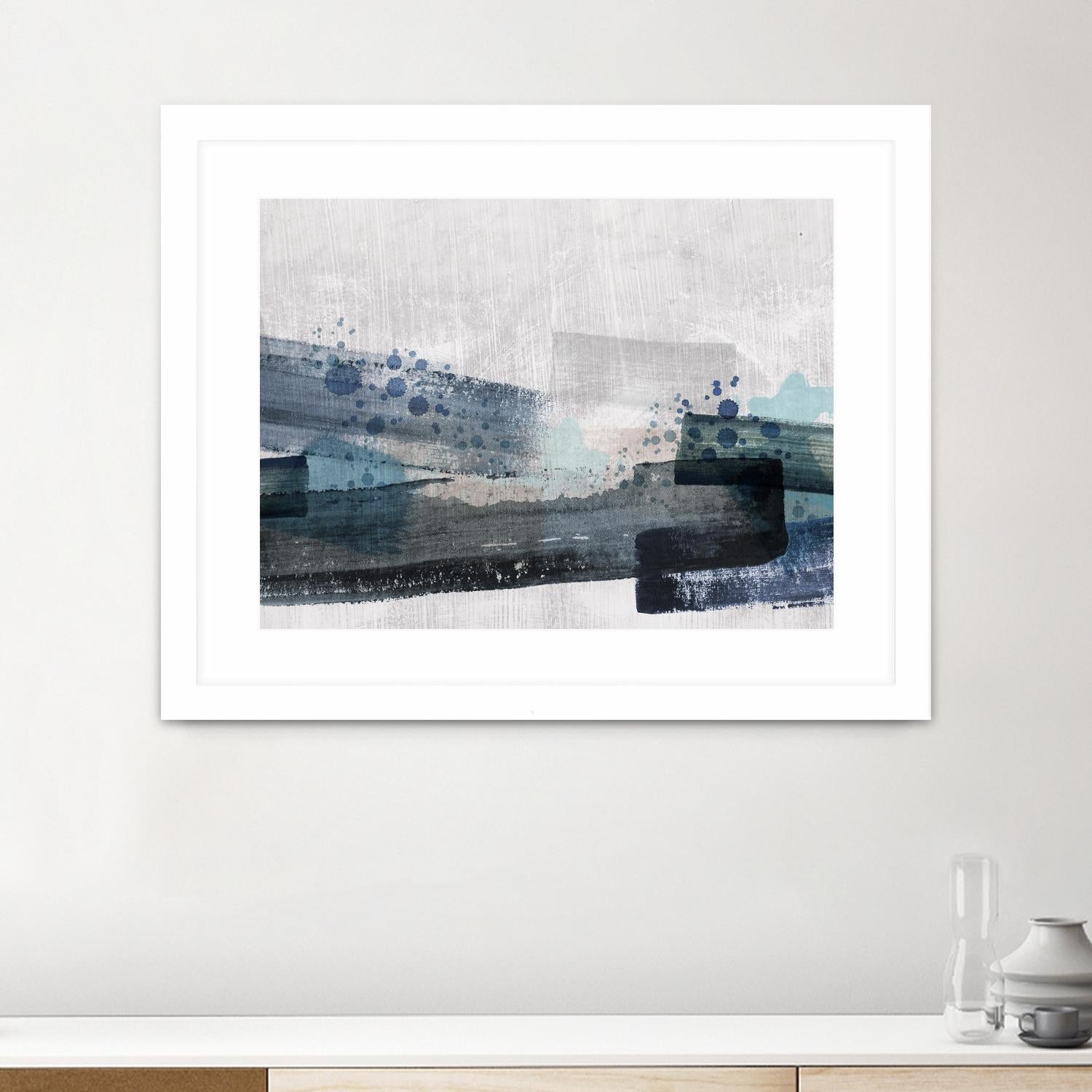 Crush by PI Studio on GIANT ART - cyan abstract