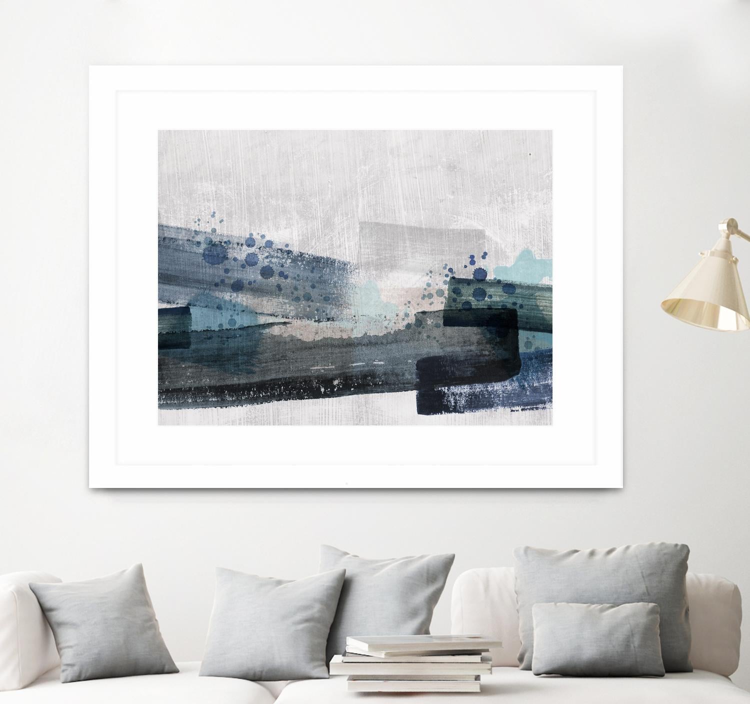 Crush by PI Studio on GIANT ART - cyan abstract