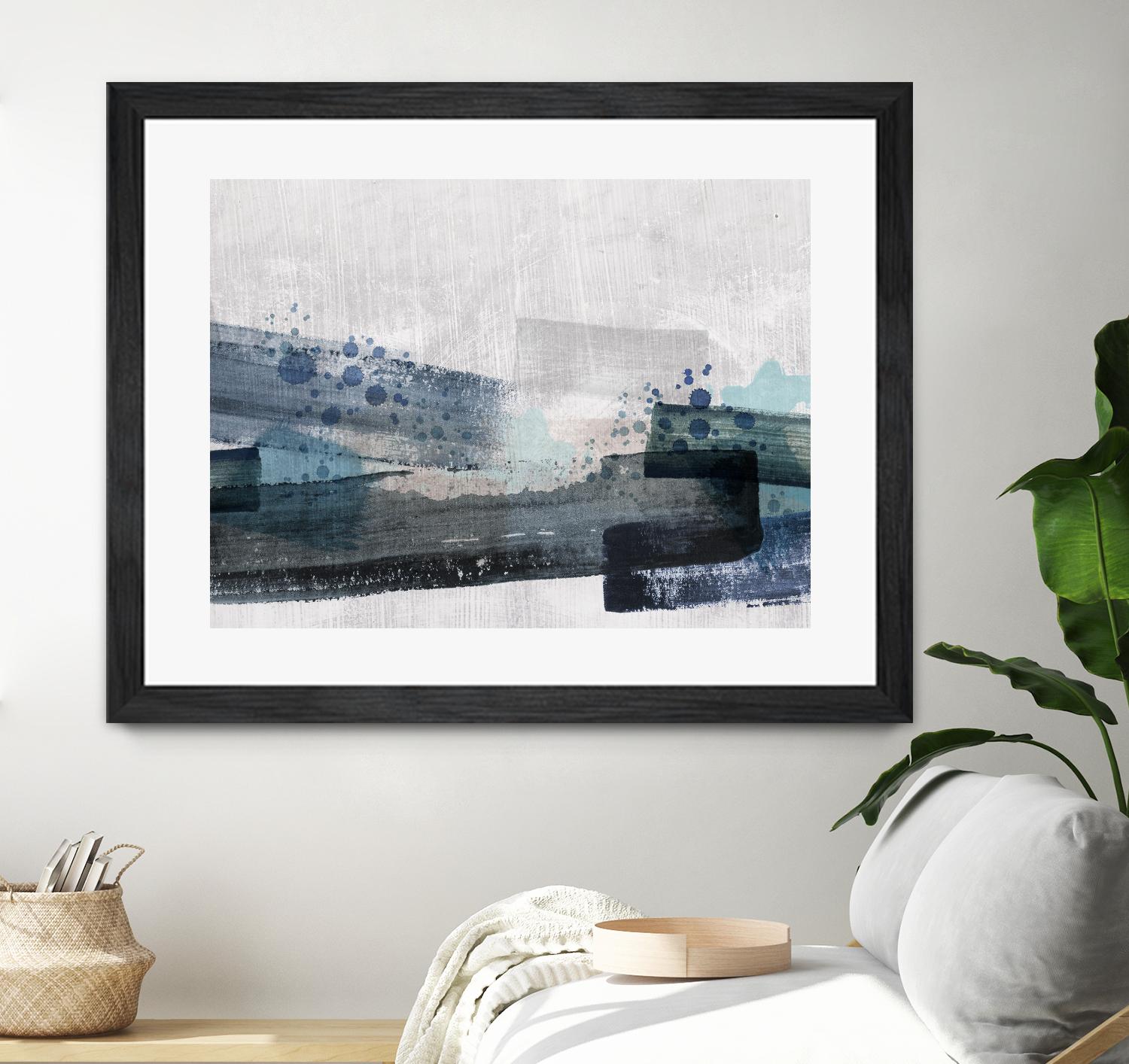 Crush by PI Studio on GIANT ART - cyan abstract