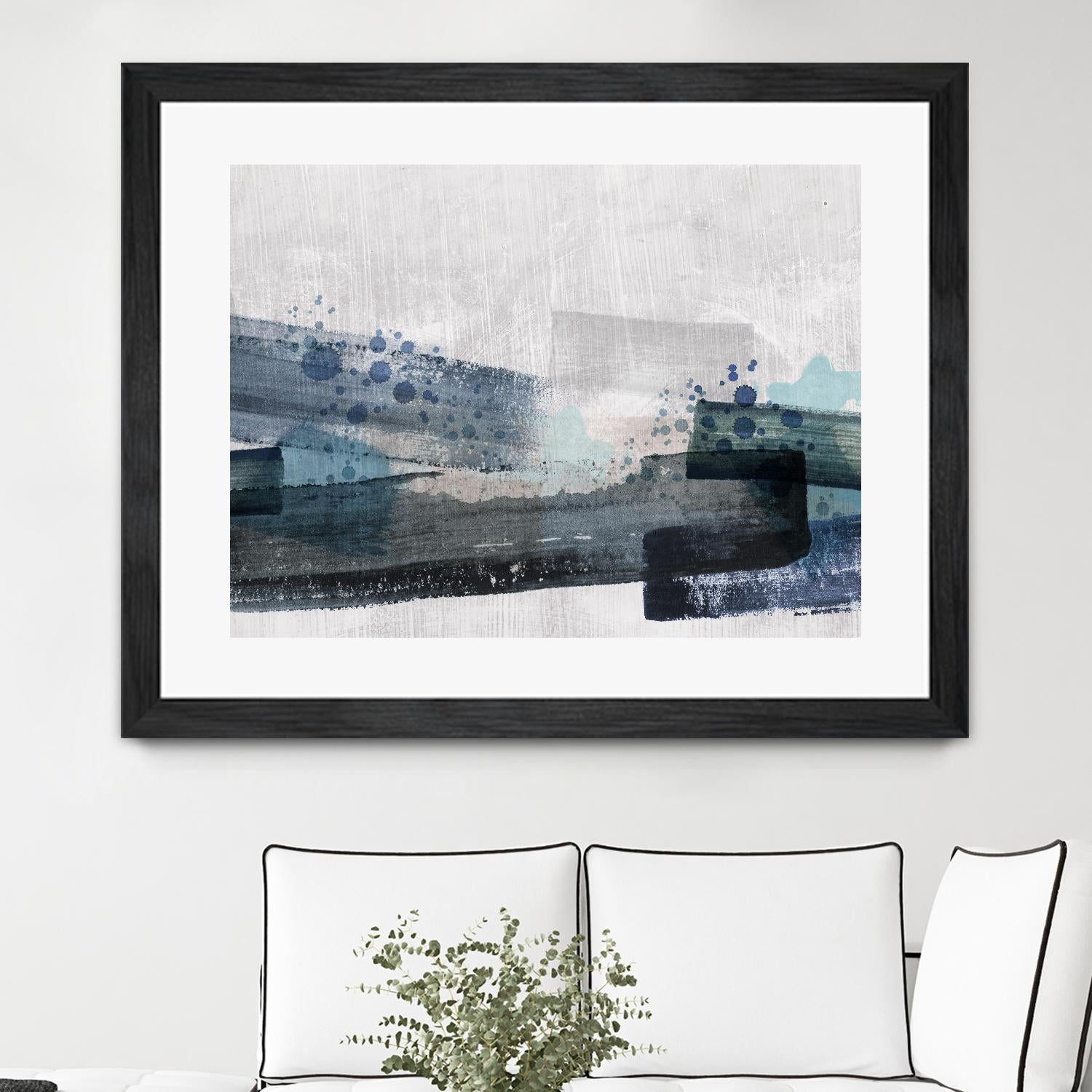 Crush by PI Studio on GIANT ART - cyan abstract