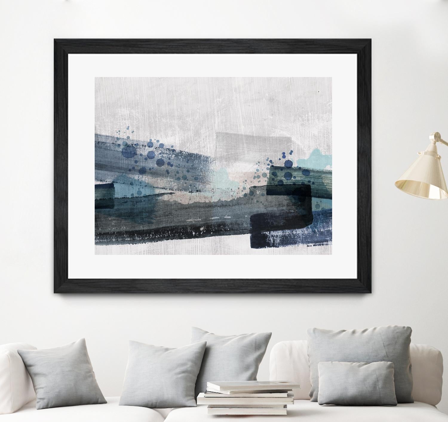 Crush by PI Studio on GIANT ART - cyan abstract