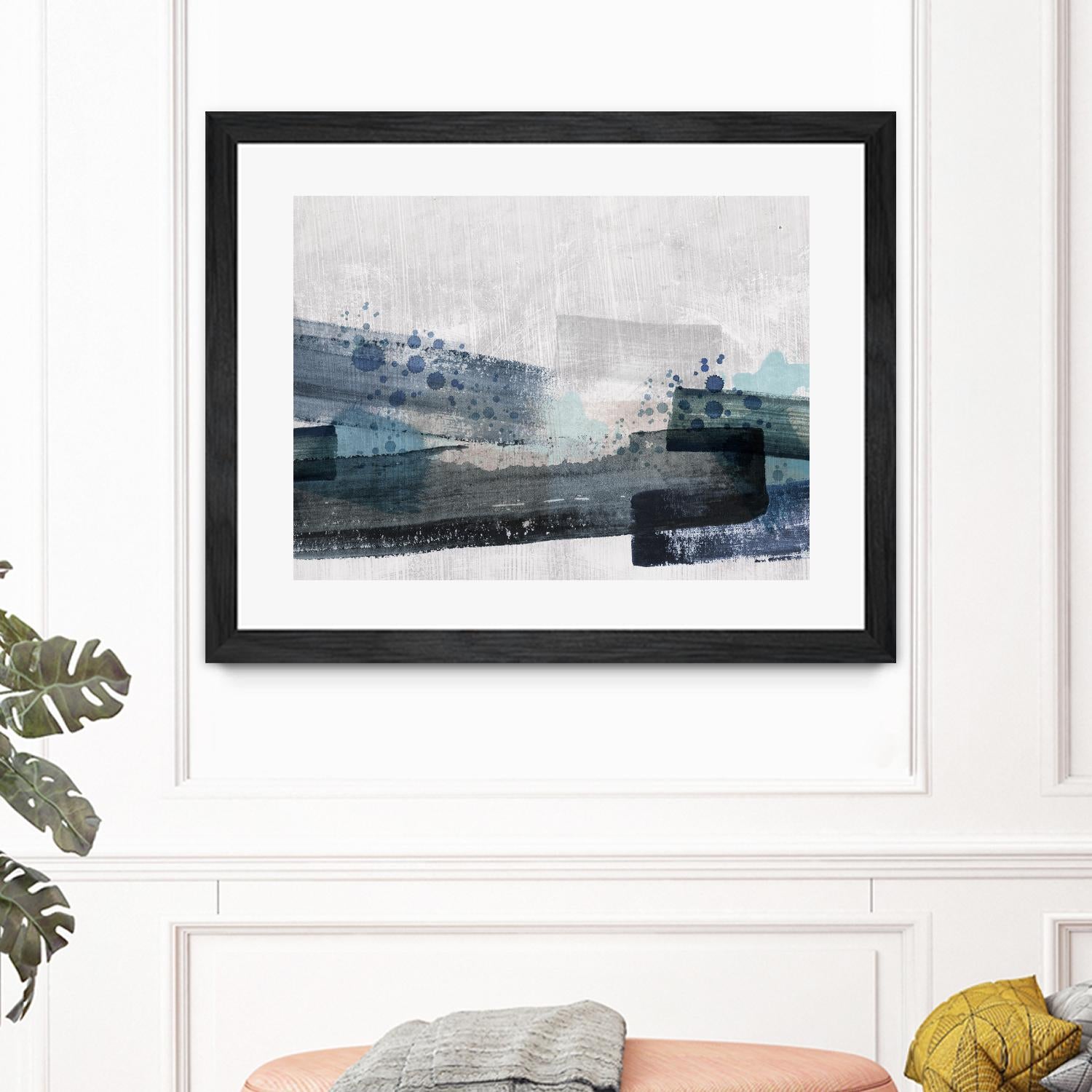 Crush by PI Studio on GIANT ART - cyan abstract