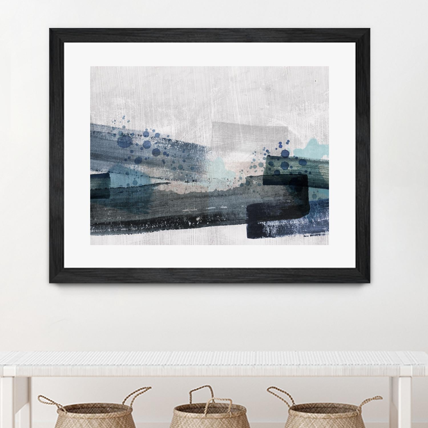 Crush by PI Studio on GIANT ART - cyan abstract