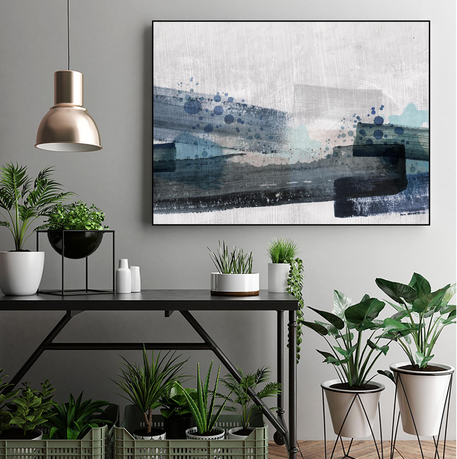 Crush by PI Studio on GIANT ART - cyan abstract