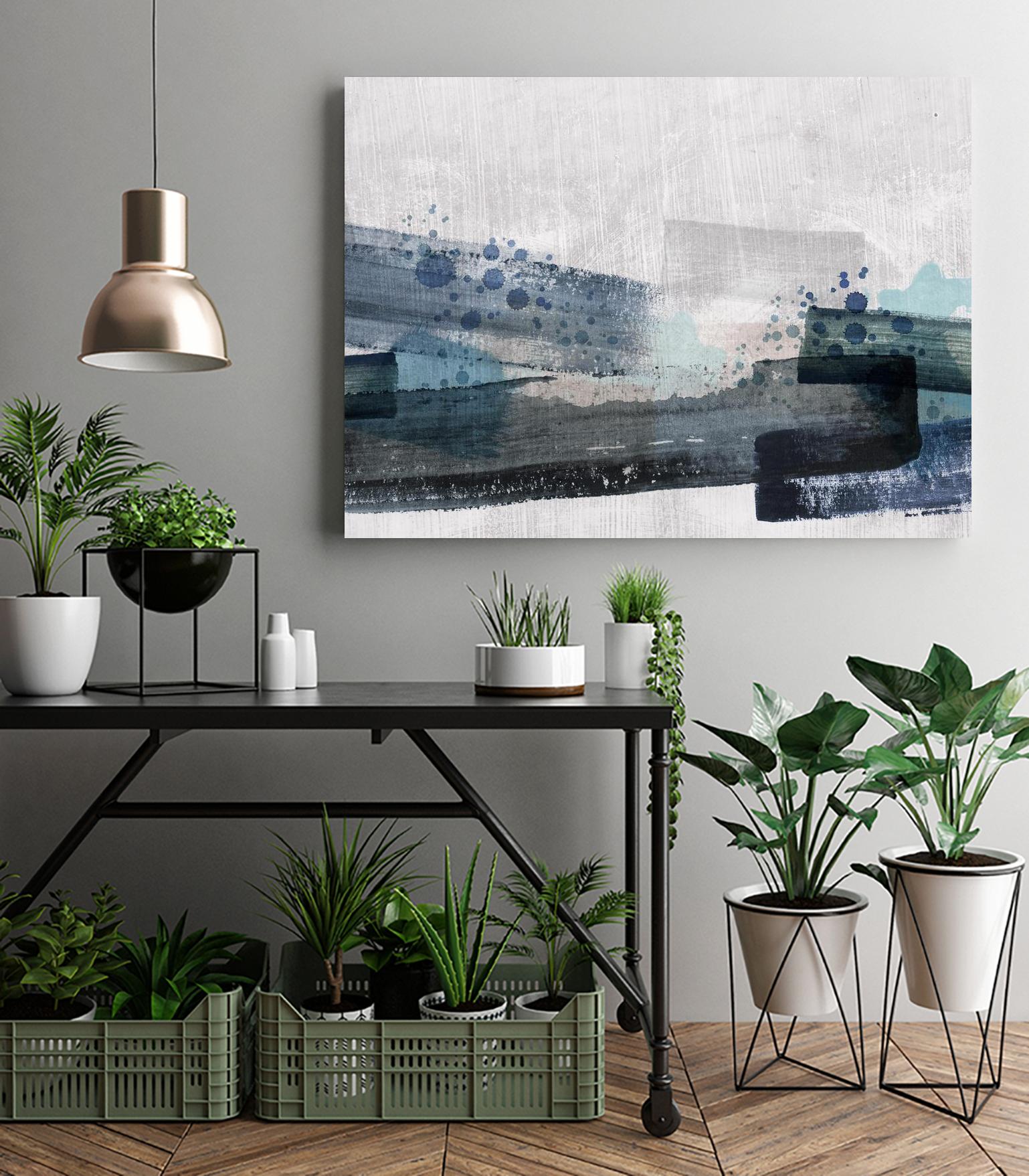 Crush by PI Studio on GIANT ART - cyan abstract