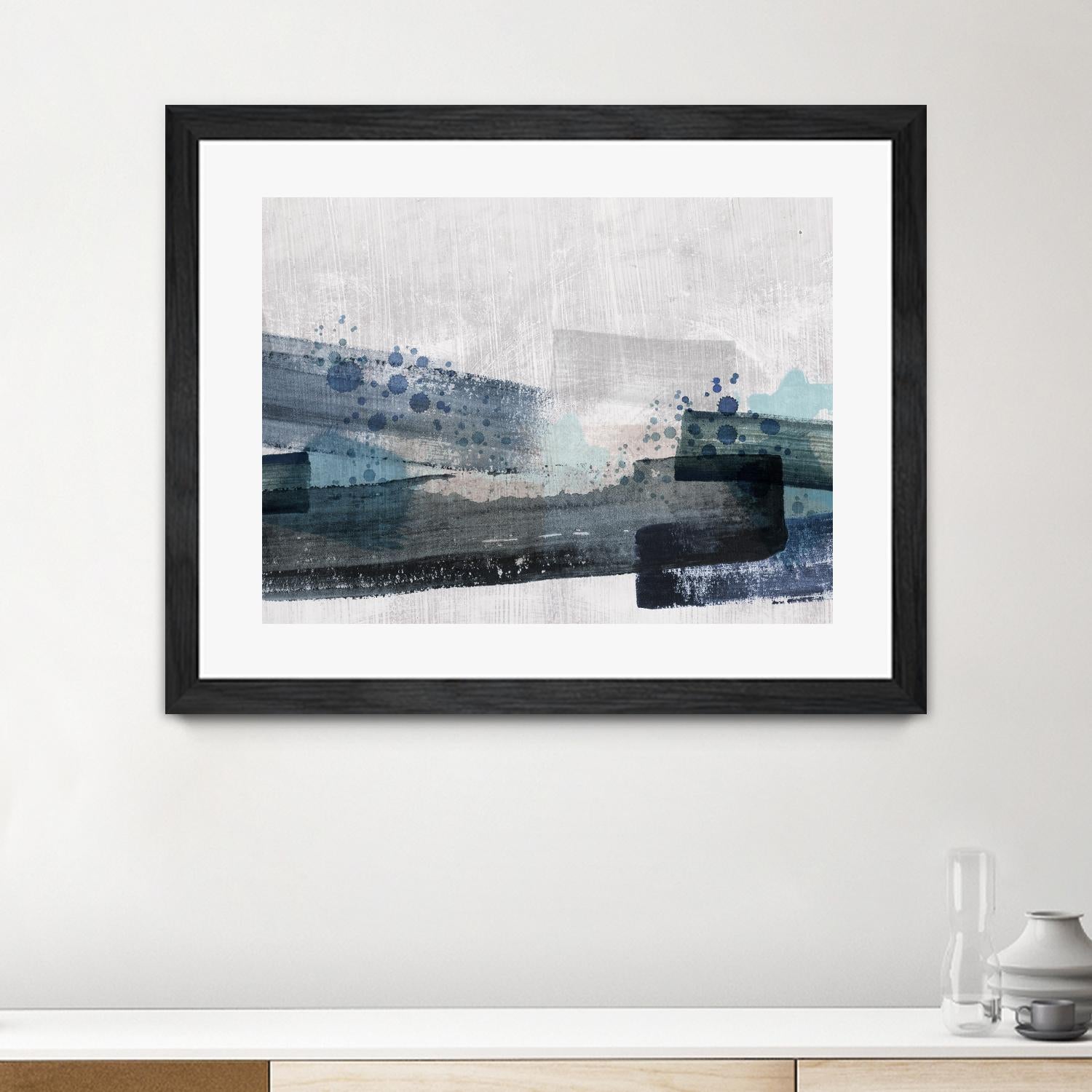 Crush by PI Studio on GIANT ART - cyan abstract