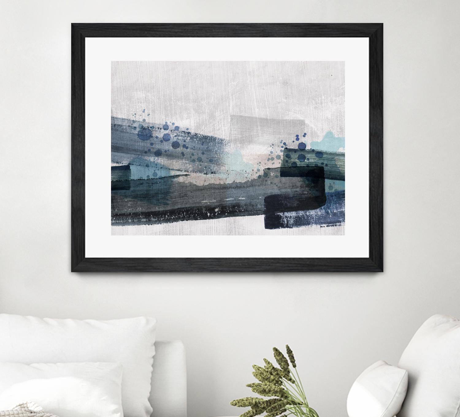 Crush by PI Studio on GIANT ART - cyan abstract