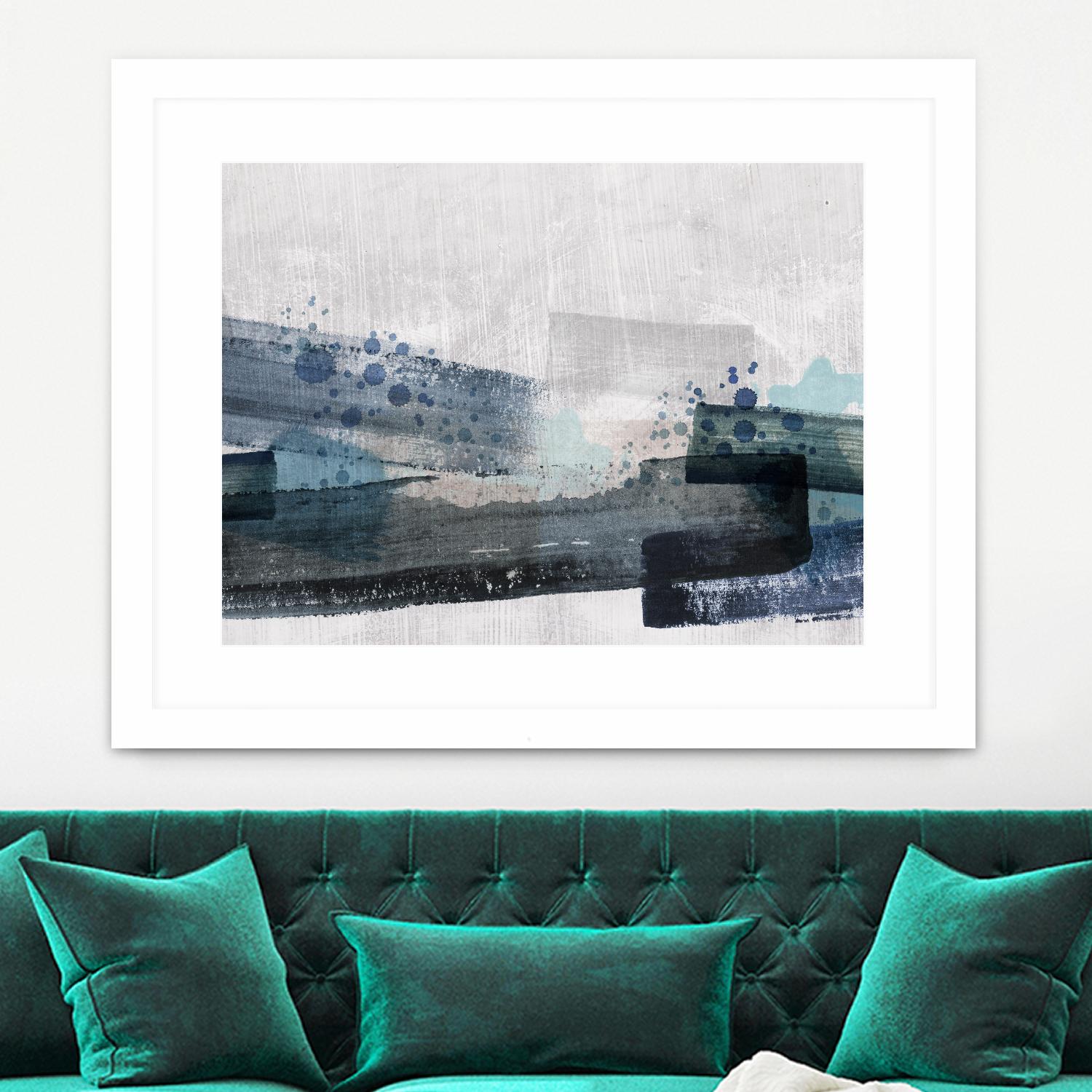 Crush by PI Studio on GIANT ART - cyan abstract