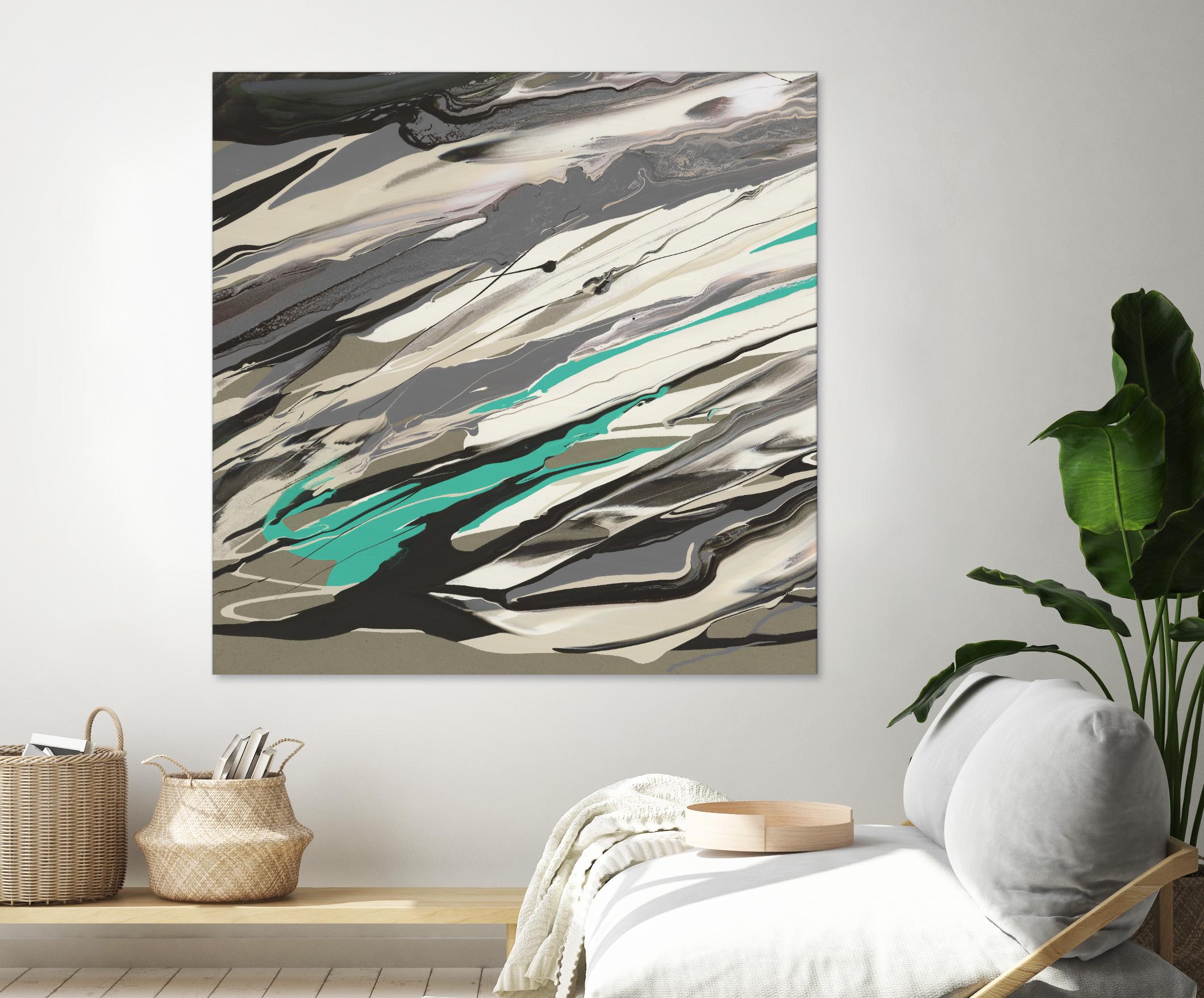 Marble Dust I by PI Studio on GIANT ART - grey abstract