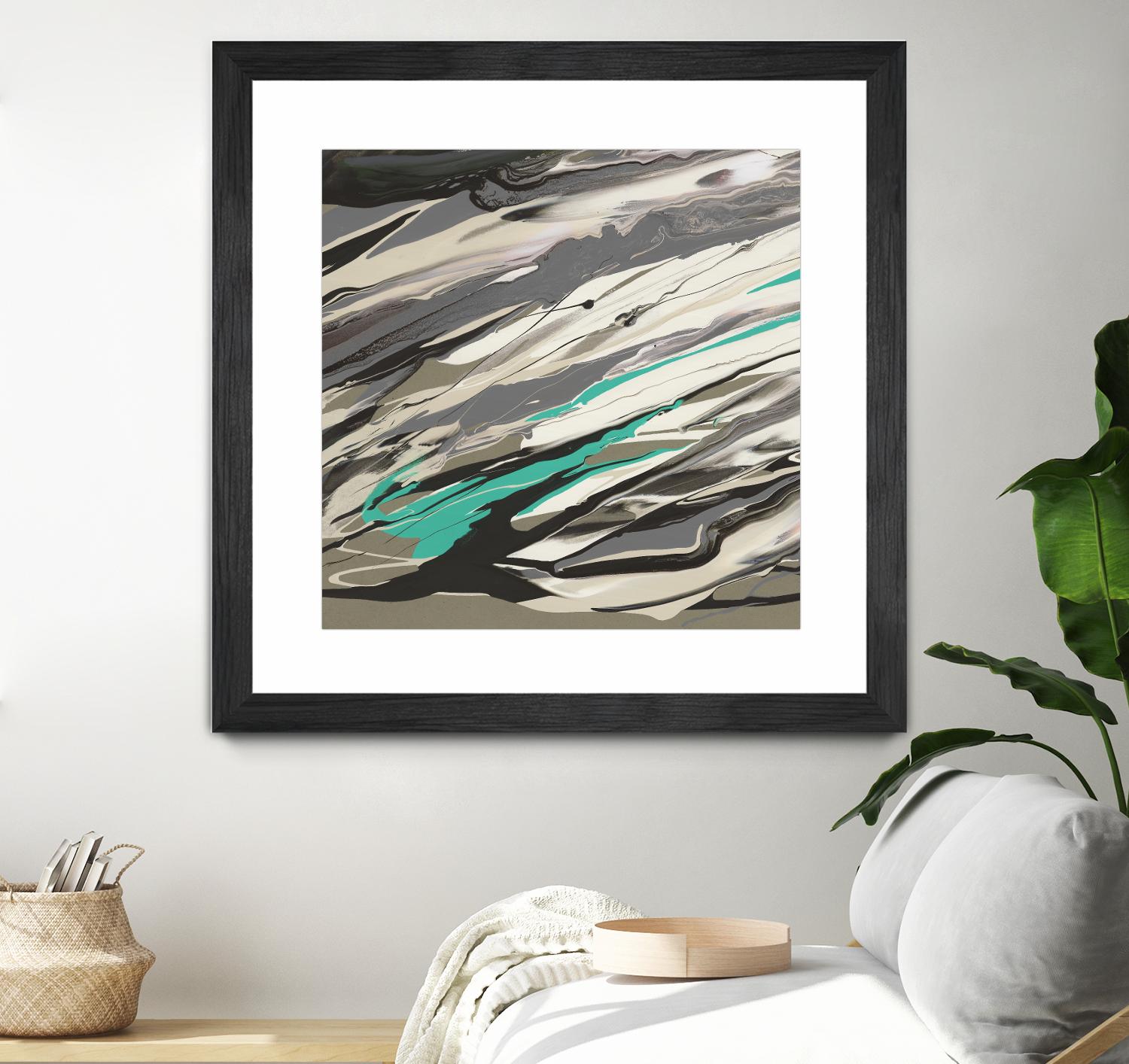 Marble Dust I by PI Studio on GIANT ART - grey abstract