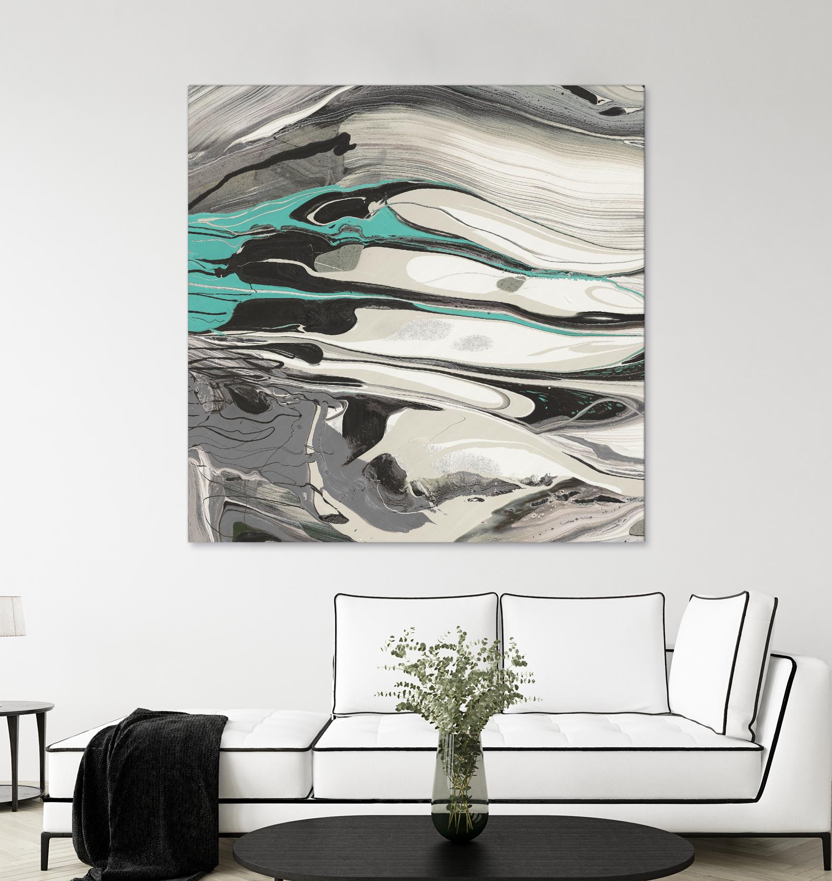 Marble Dust II by PI Studio on GIANT ART - grey abstract