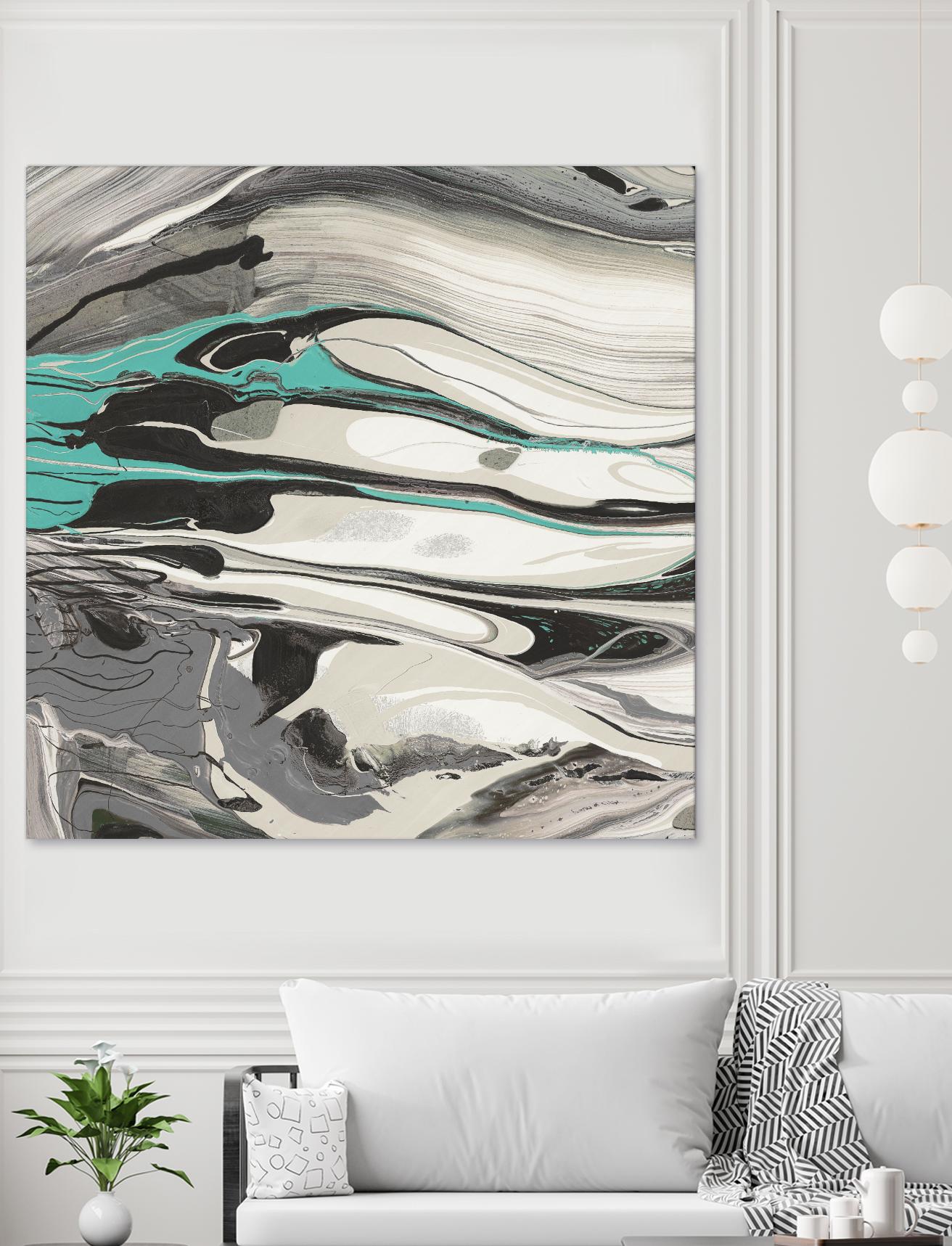 Marble Dust II by PI Studio on GIANT ART - grey abstract