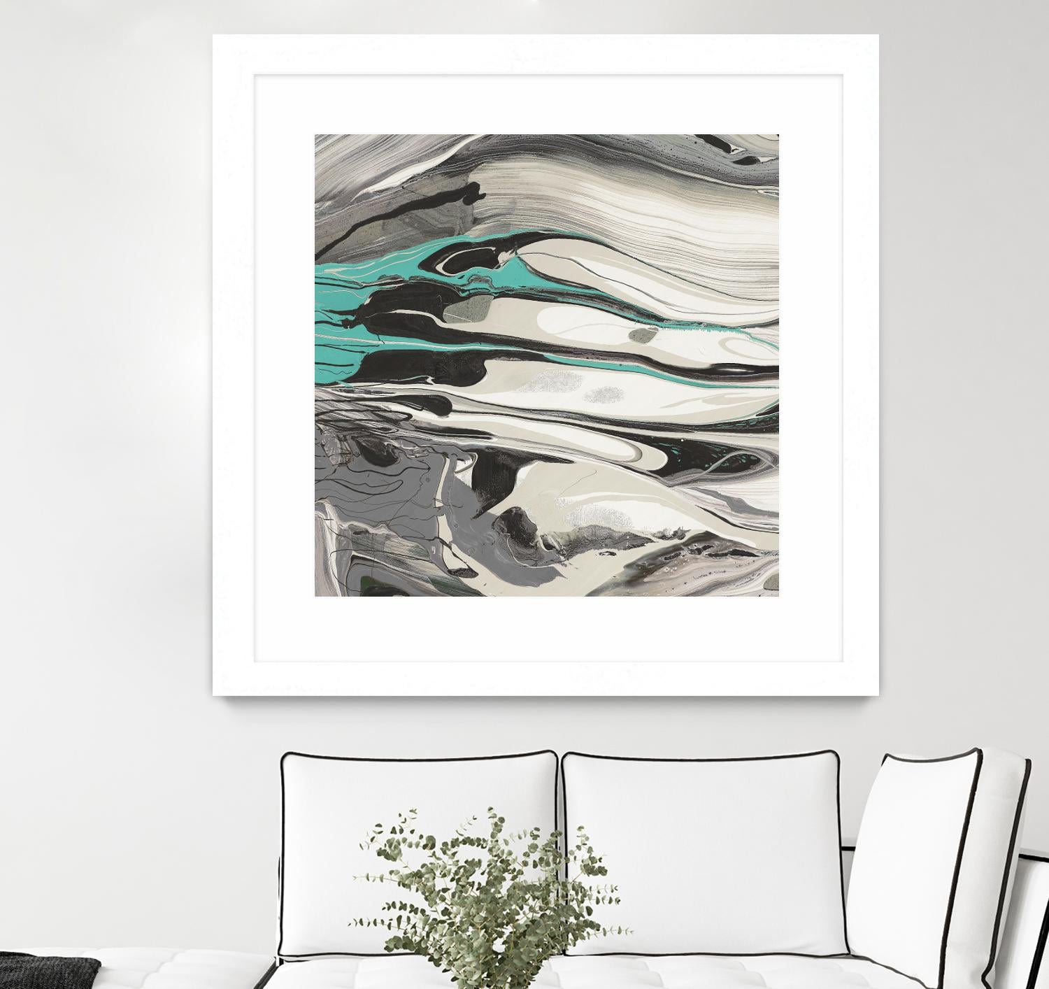 Marble Dust II by PI Studio on GIANT ART - grey abstract