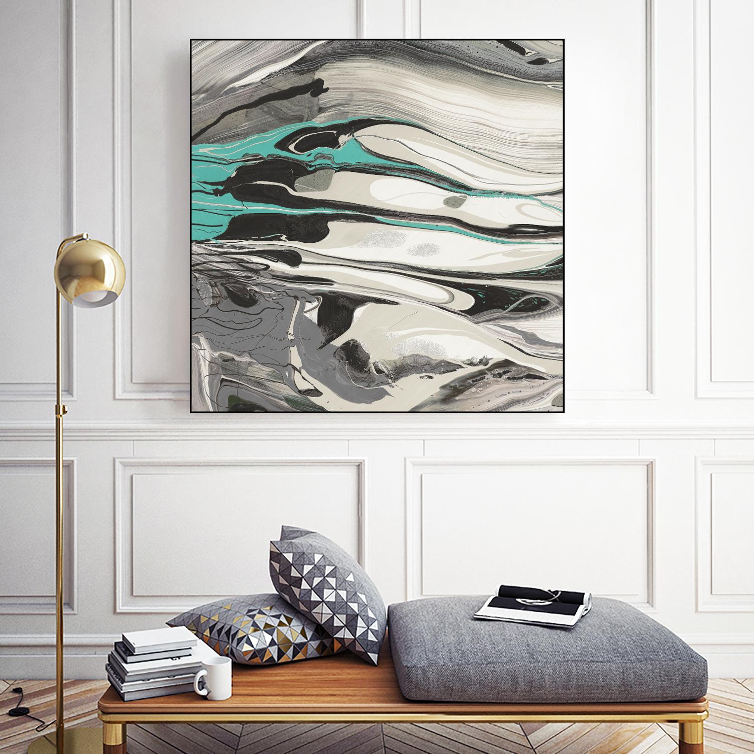 Marble Dust II by PI Studio on GIANT ART - grey abstract