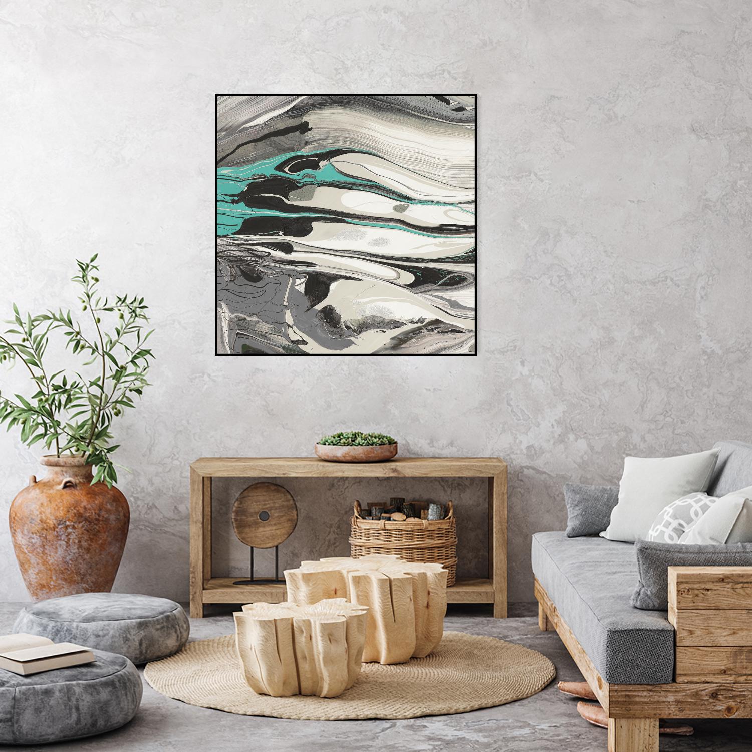 Marble Dust II by PI Studio on GIANT ART - grey abstract