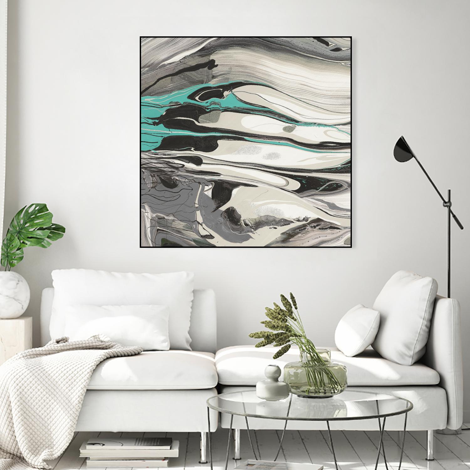 Marble Dust II by PI Studio on GIANT ART - grey abstract