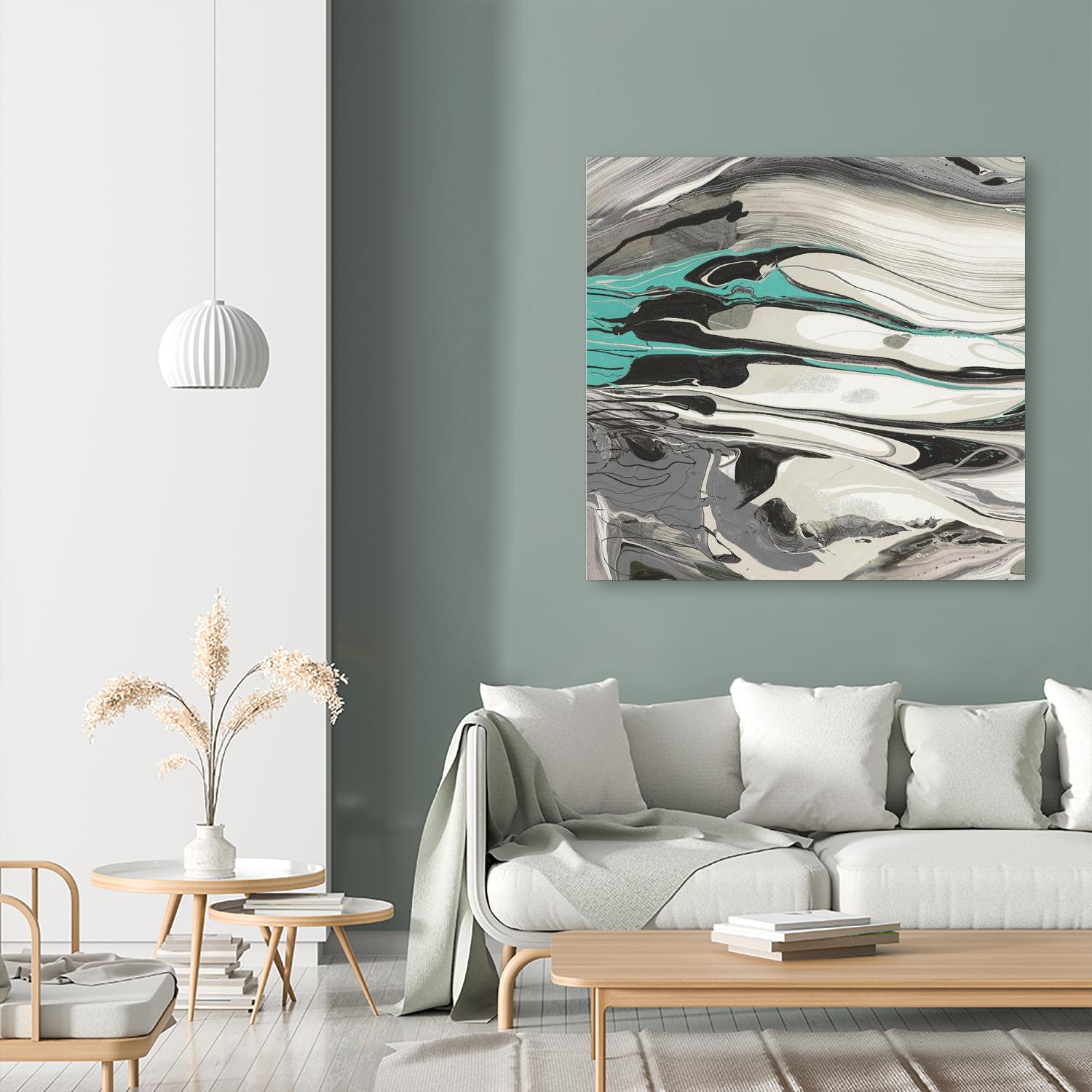 Marble Dust II by PI Studio on GIANT ART - grey abstract