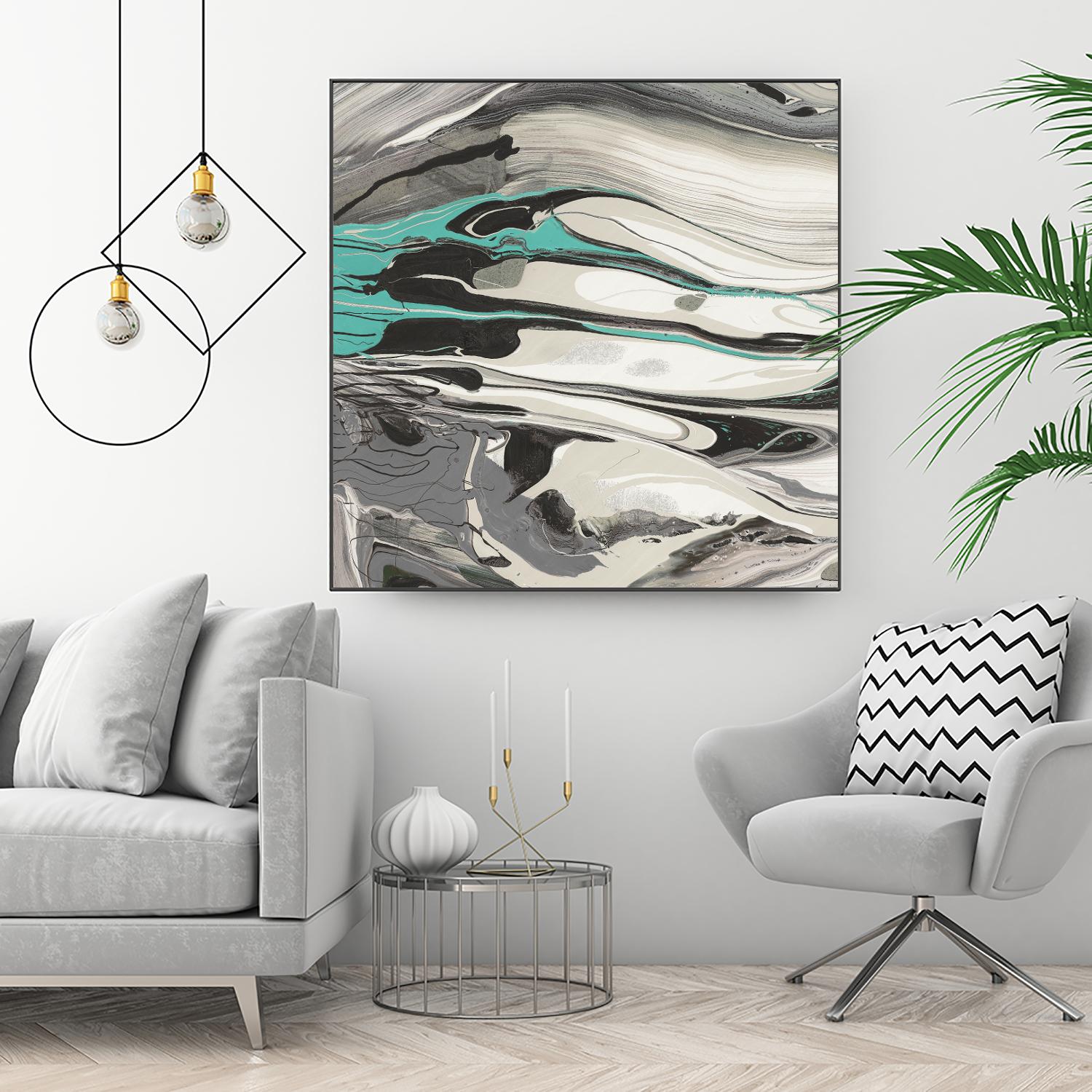 Marble Dust II by PI Studio on GIANT ART - grey abstract