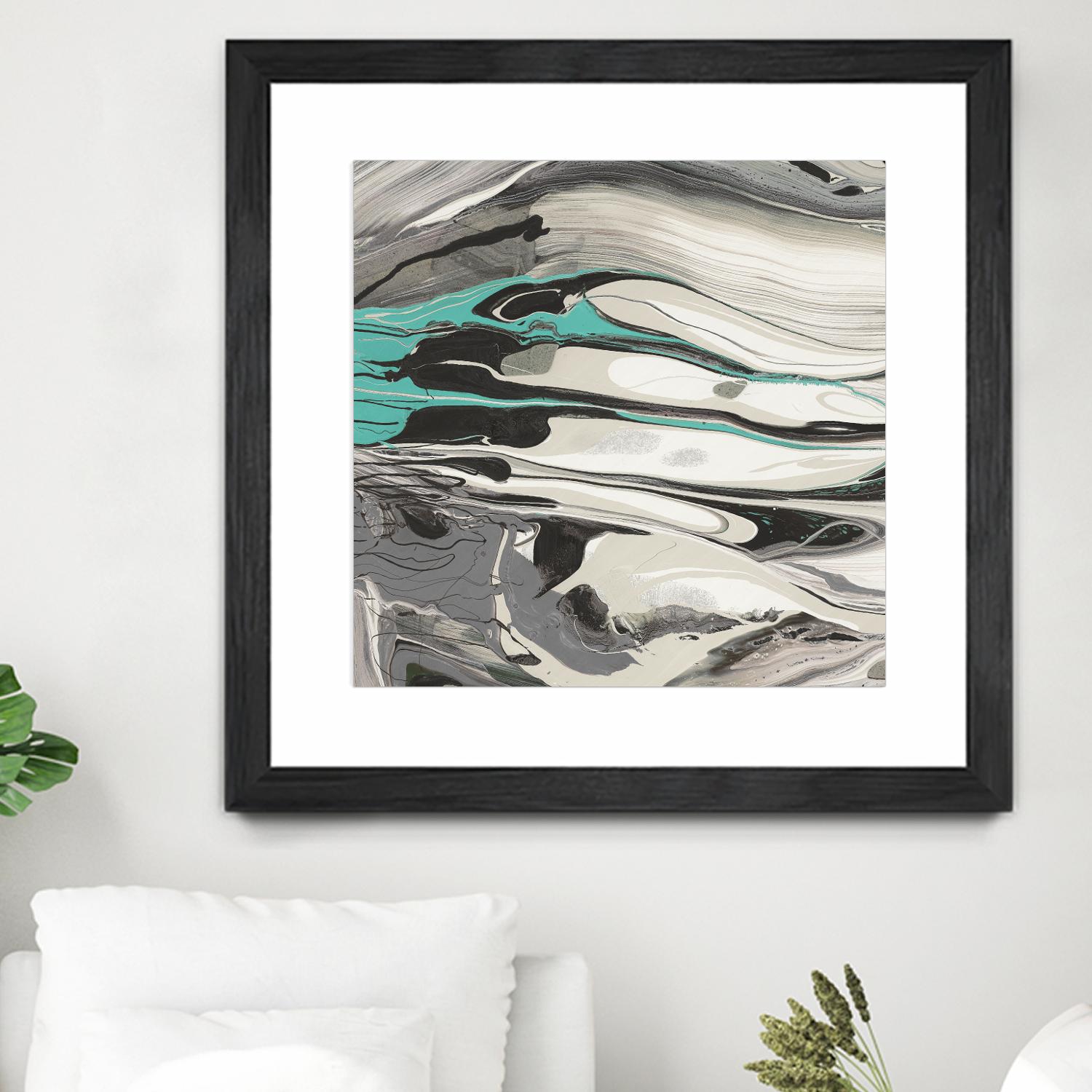 Marble Dust II by PI Studio on GIANT ART - grey abstract