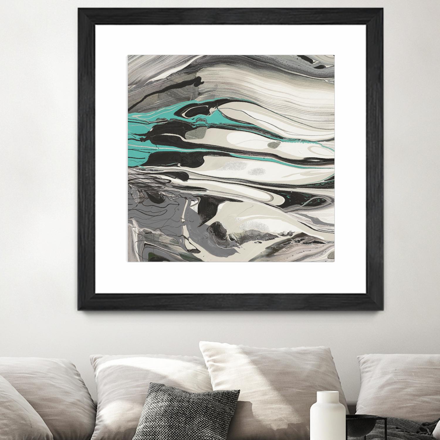 Marble Dust II by PI Studio on GIANT ART - grey abstract