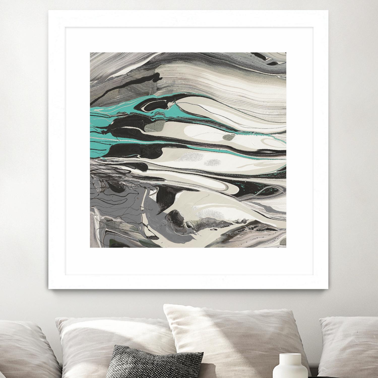 Marble Dust II by PI Studio on GIANT ART - grey abstract