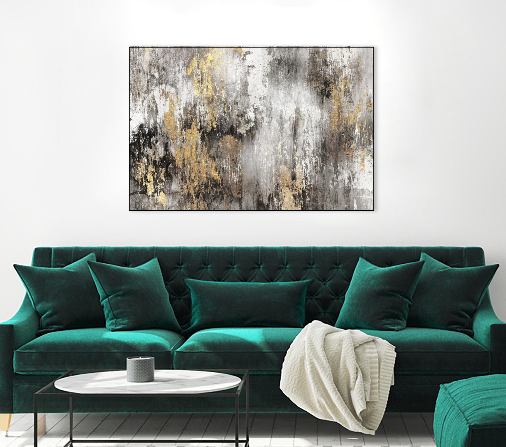 Gold Ikat by PI Studio on GIANT ART - gold abstract