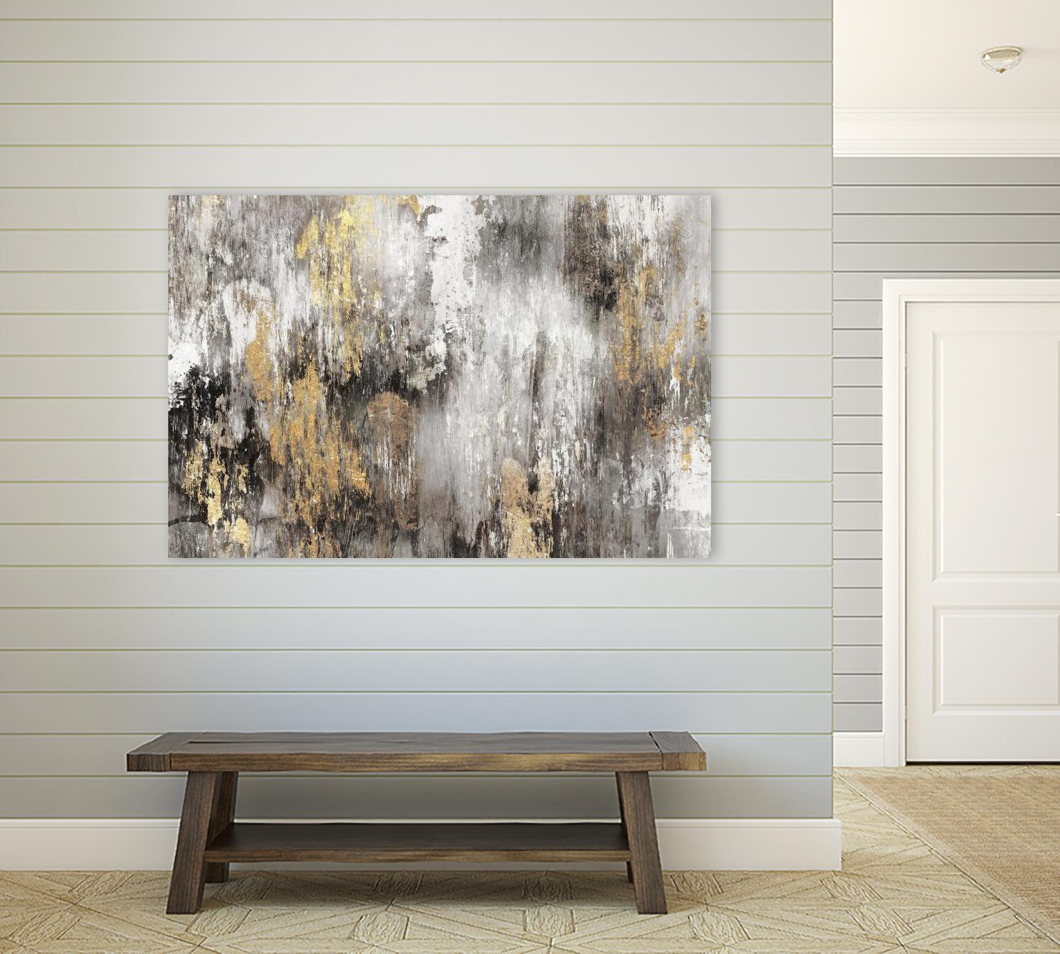 Gold Ikat by PI Studio on GIANT ART - gold abstract