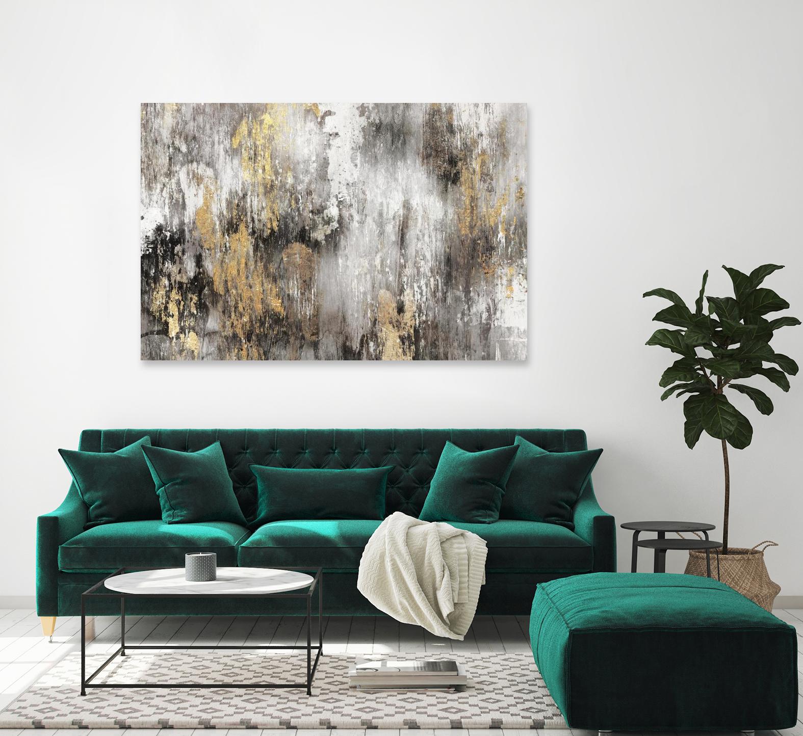 Gold Ikat by PI Studio on GIANT ART - gold abstract