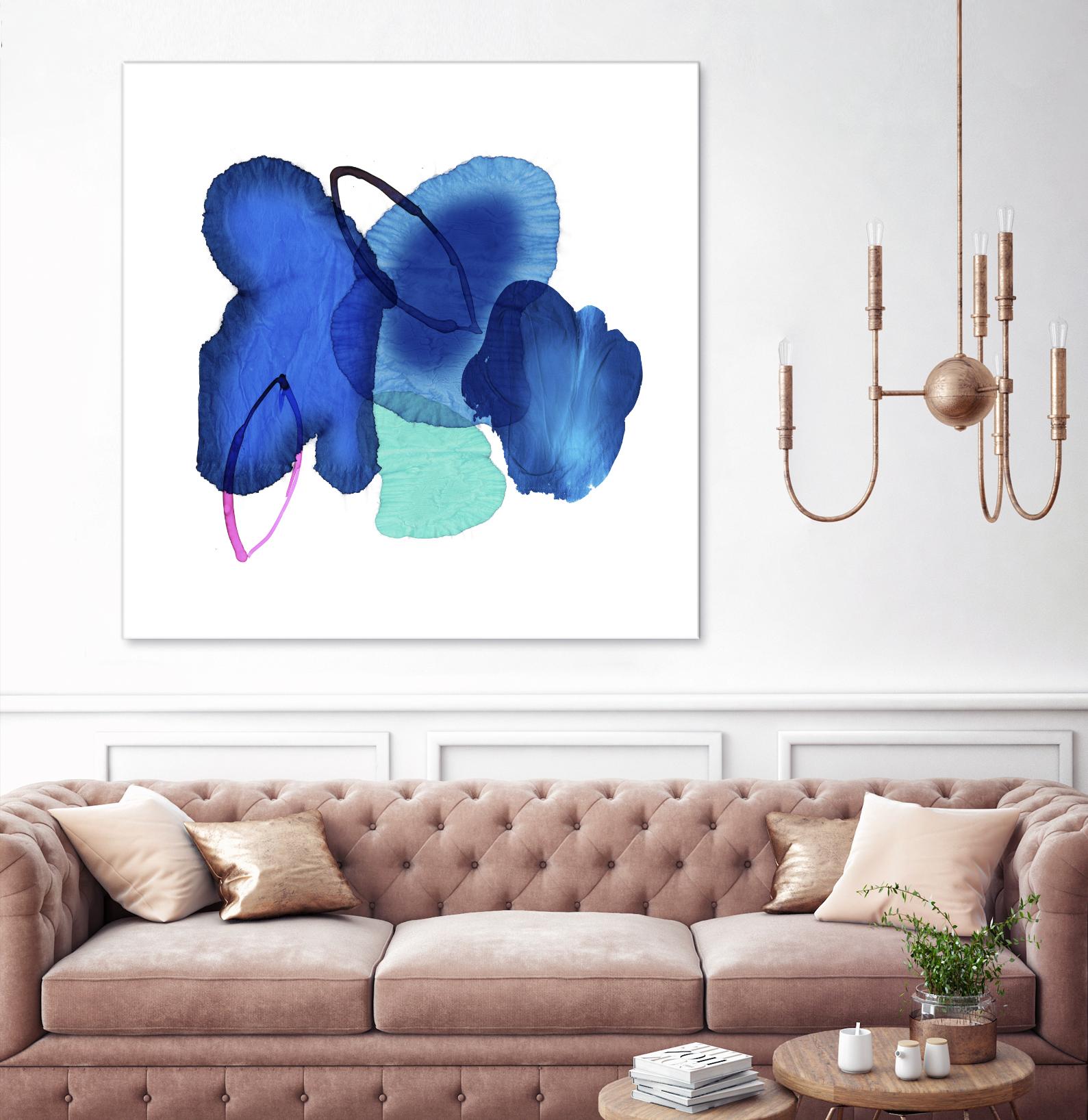 Inksplash by PI Studio on GIANT ART - blue abstract