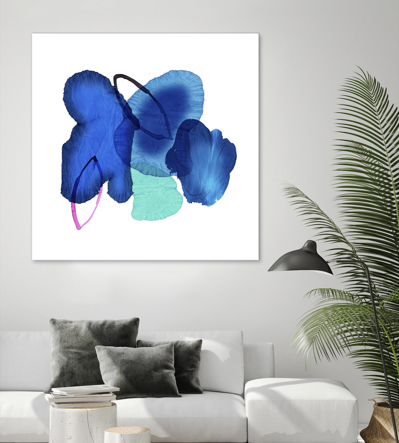 Inksplash by PI Studio on GIANT ART - blue abstract