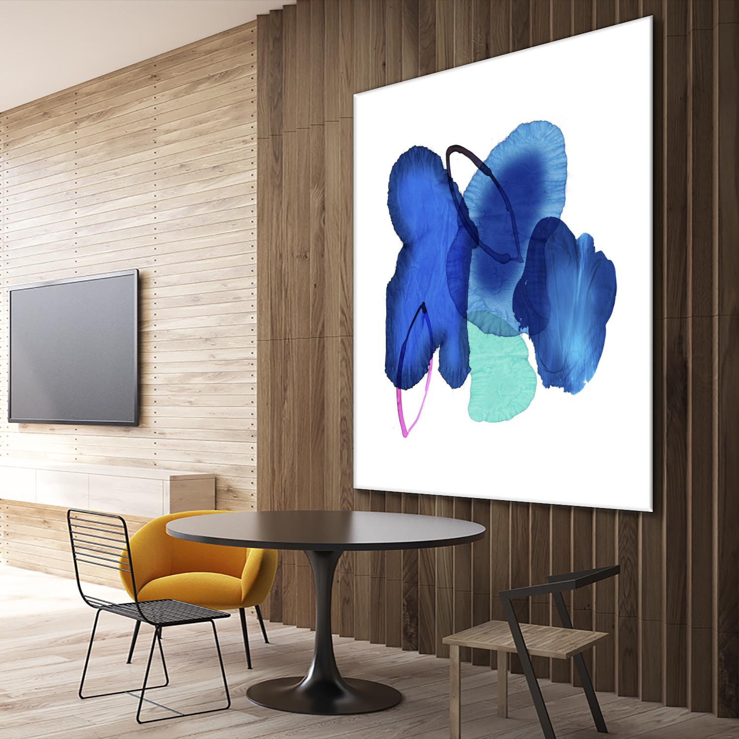 Inksplash by PI Studio on GIANT ART - blue abstract