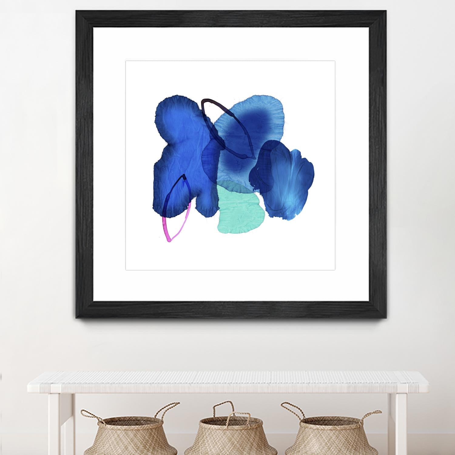 Inksplash by PI Studio on GIANT ART - blue abstract