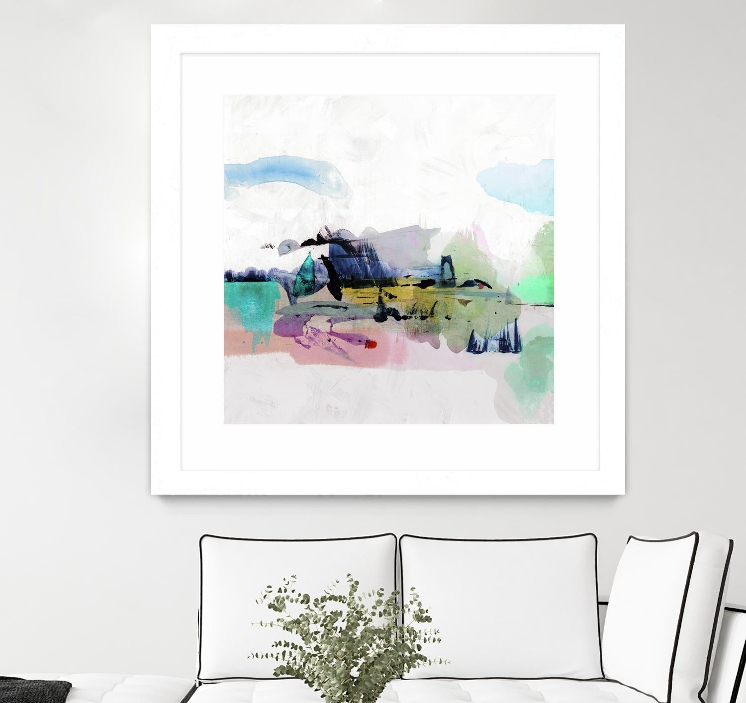 Palette Landscape I by PI Studio on GIANT ART - white abstract