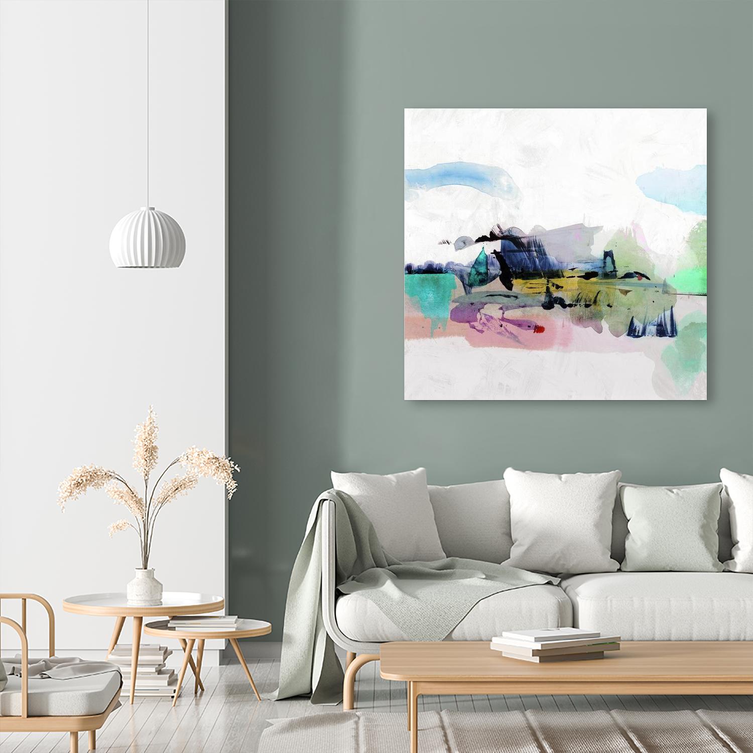 Palette Landscape I by PI Studio on GIANT ART - white abstract