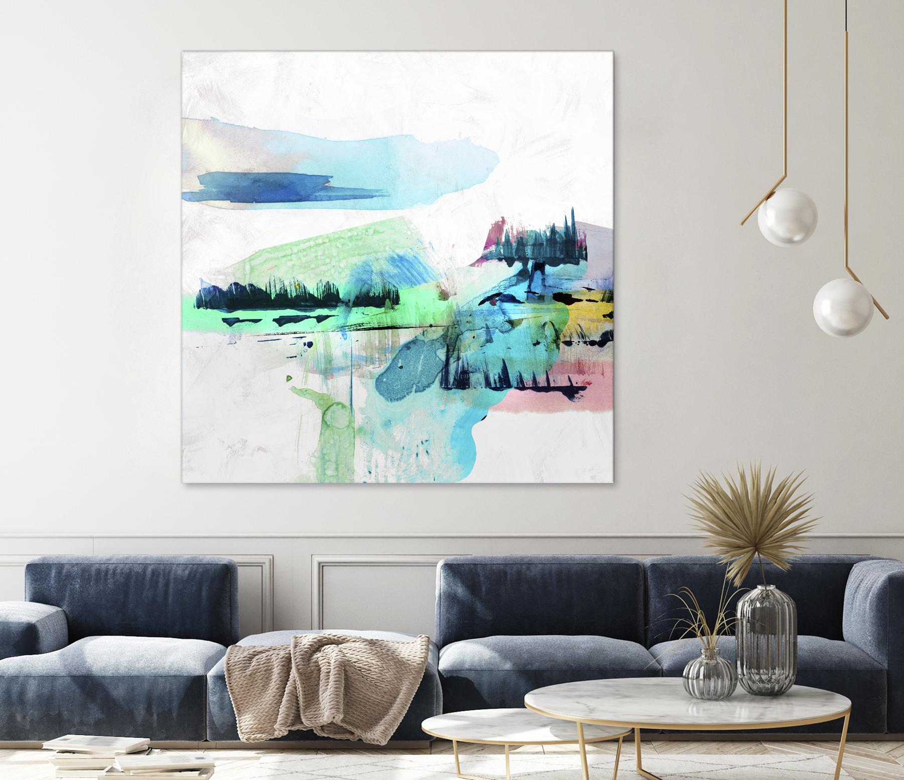 Palette Landscape II by PI Studio on GIANT ART - white abstract