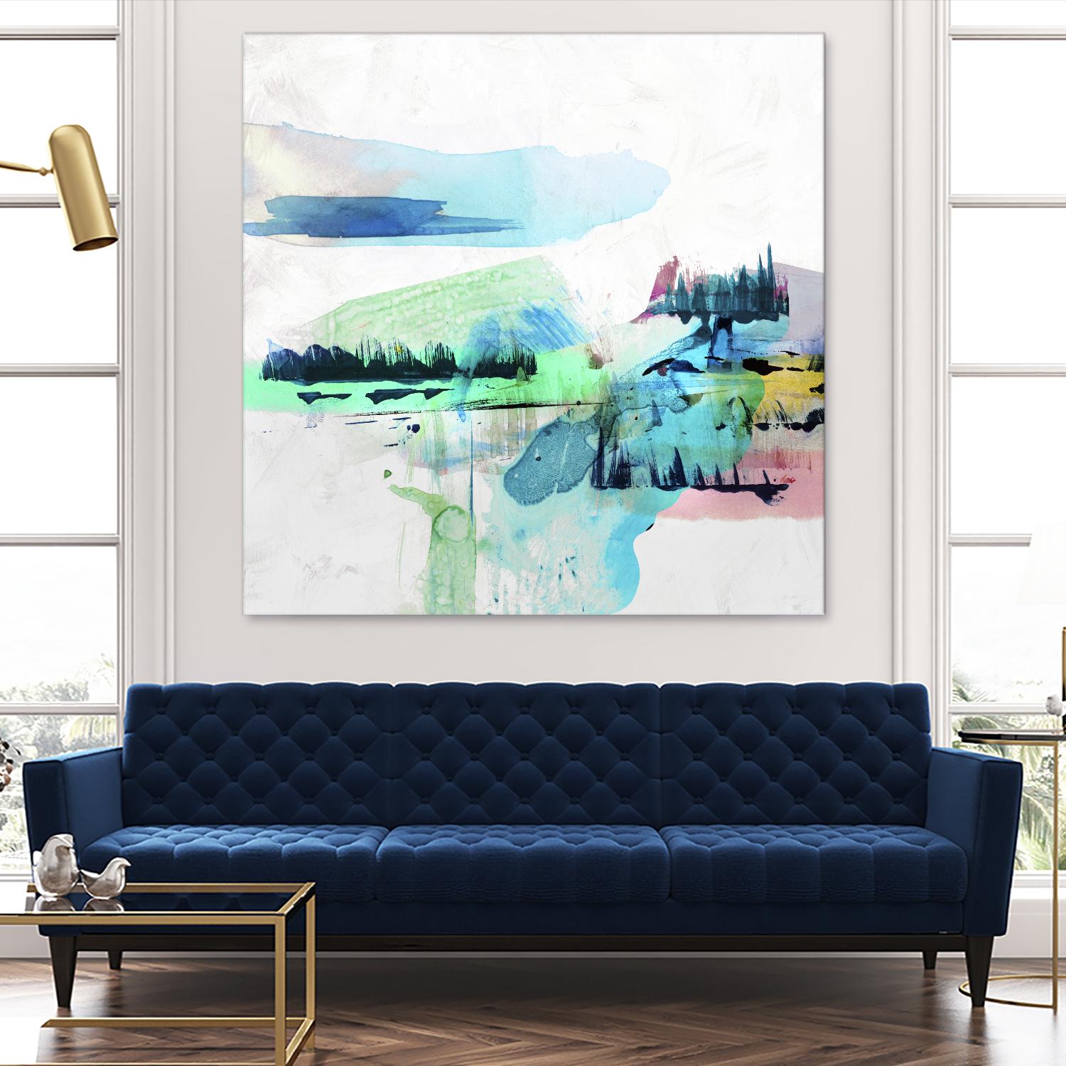 Palette Landscape II by PI Studio on GIANT ART - white abstract