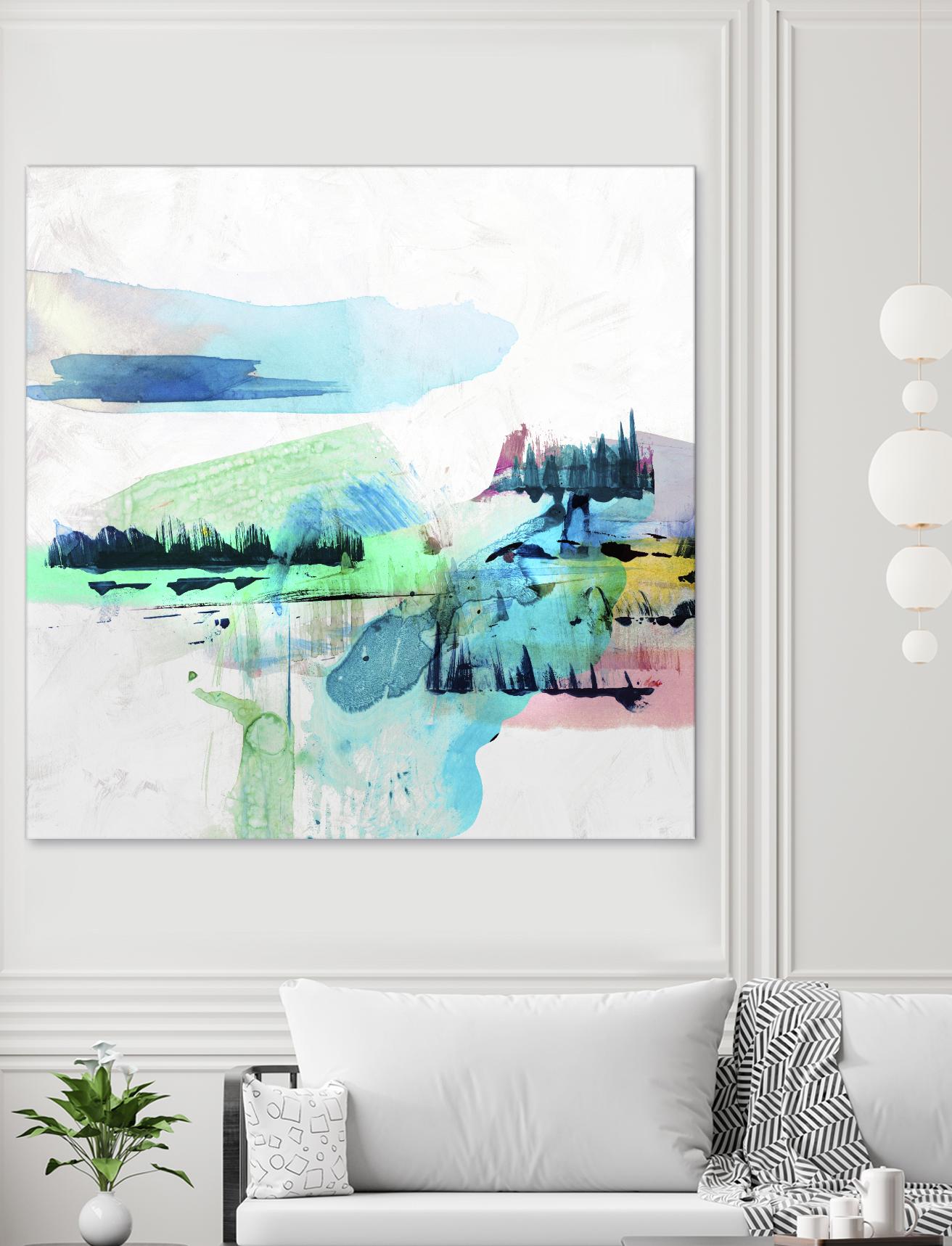 Palette Landscape II by PI Studio on GIANT ART - white abstract