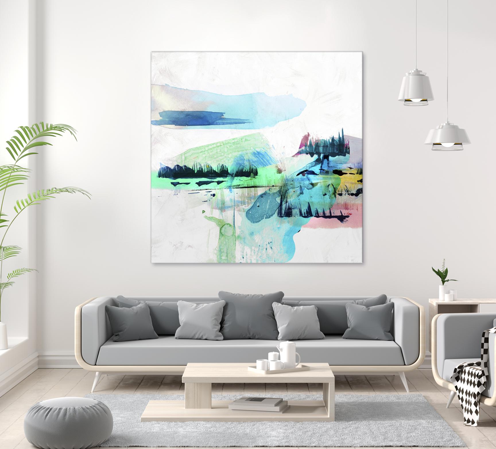 Palette Landscape II by PI Studio on GIANT ART - white abstract