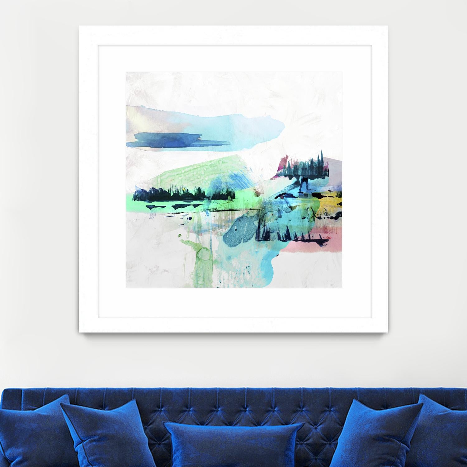 Palette Landscape II by PI Studio on GIANT ART - white abstract